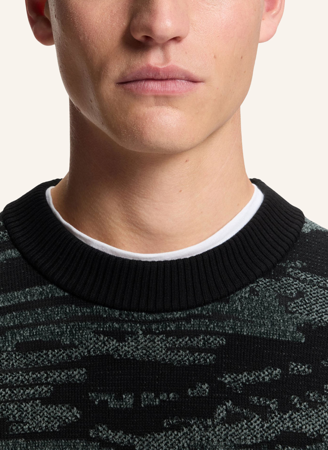 BOSS Pullover ANDSCAPE Relaxed Fit: SCHWARZ
