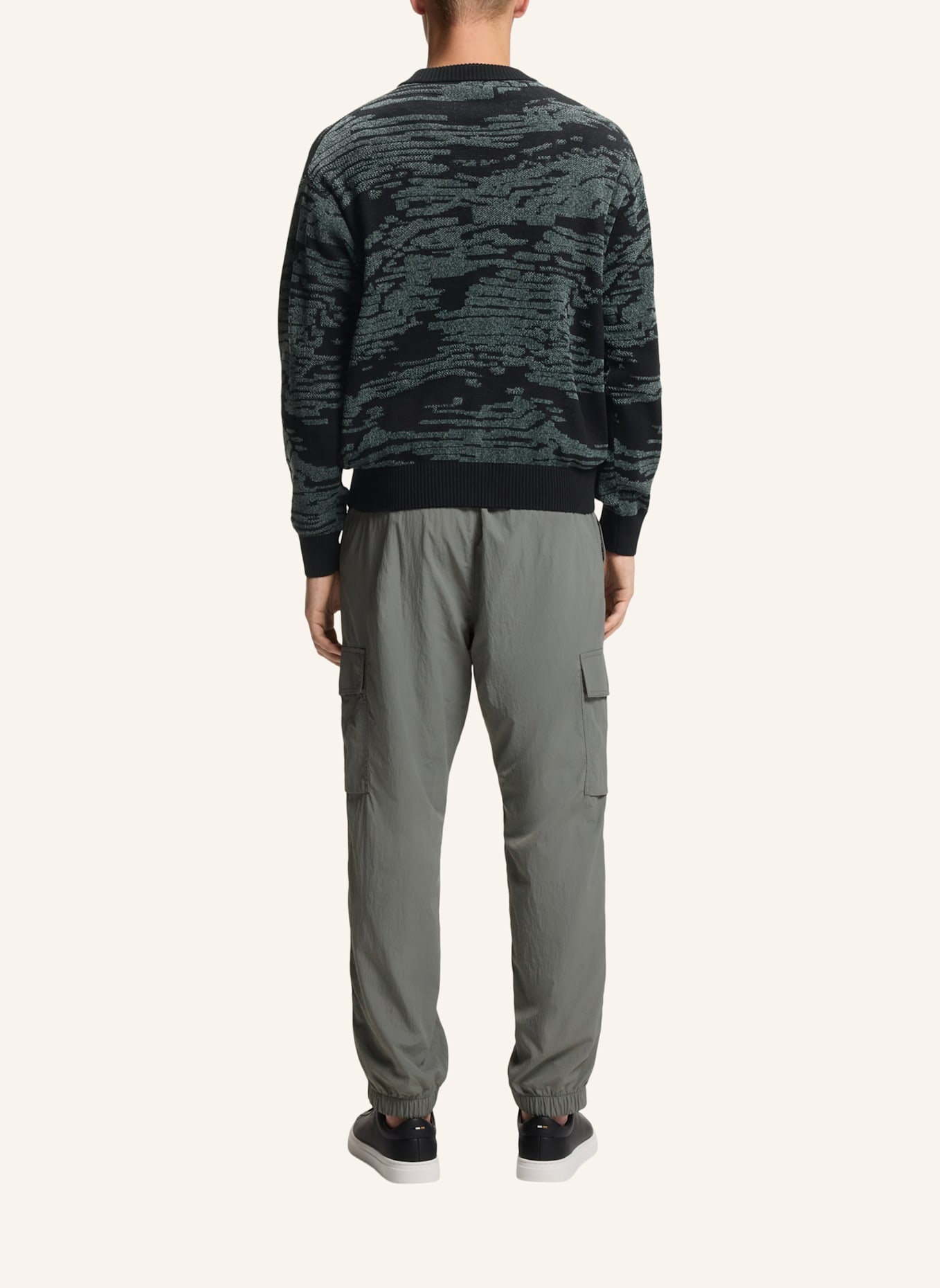 BOSS Pullover ANDSCAPE Relaxed Fit: SCHWARZ