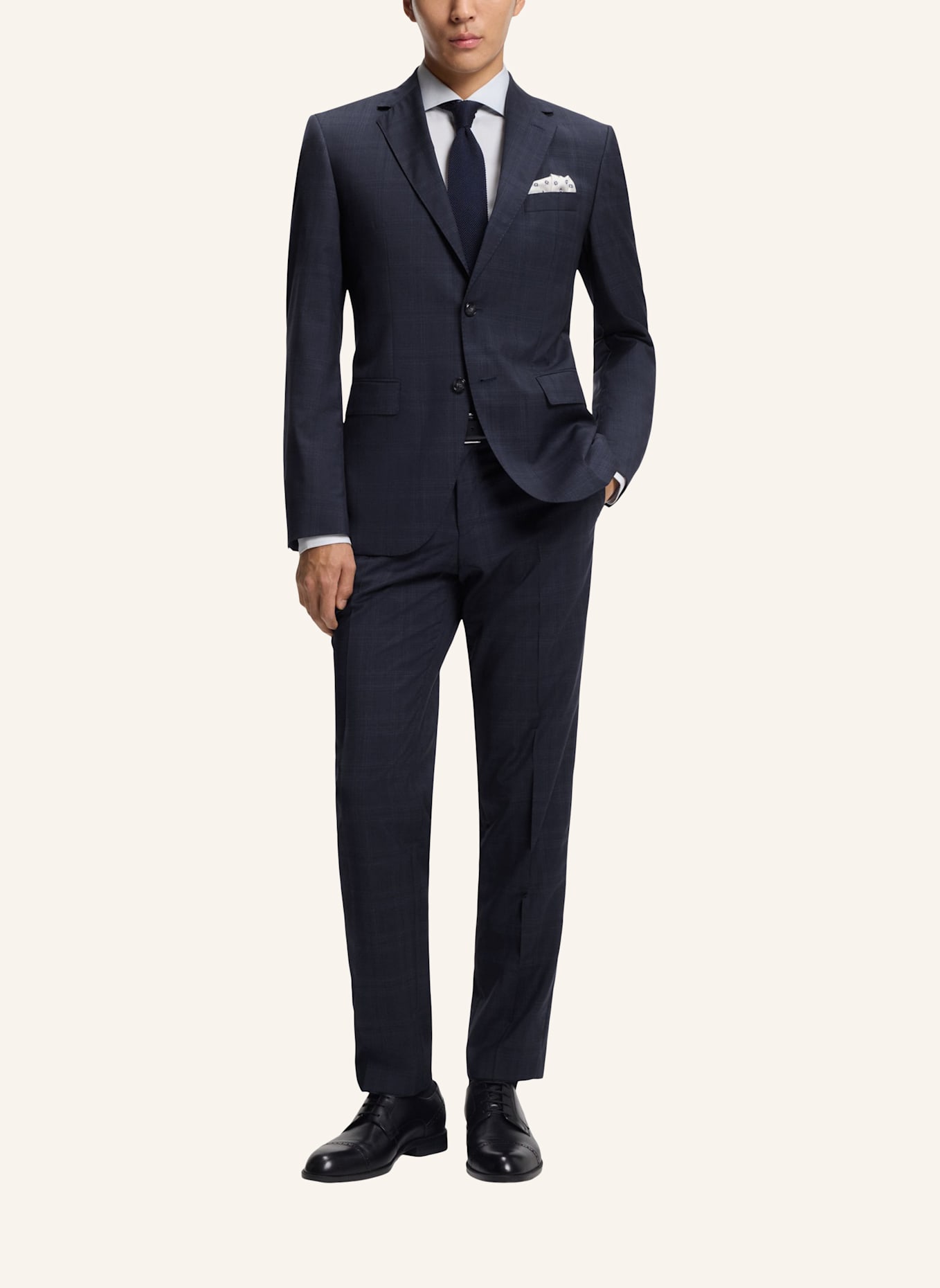 BOSS Business Anzug H-JECKSON-2PCS-253 Regular Fit: DUNKELBLAU