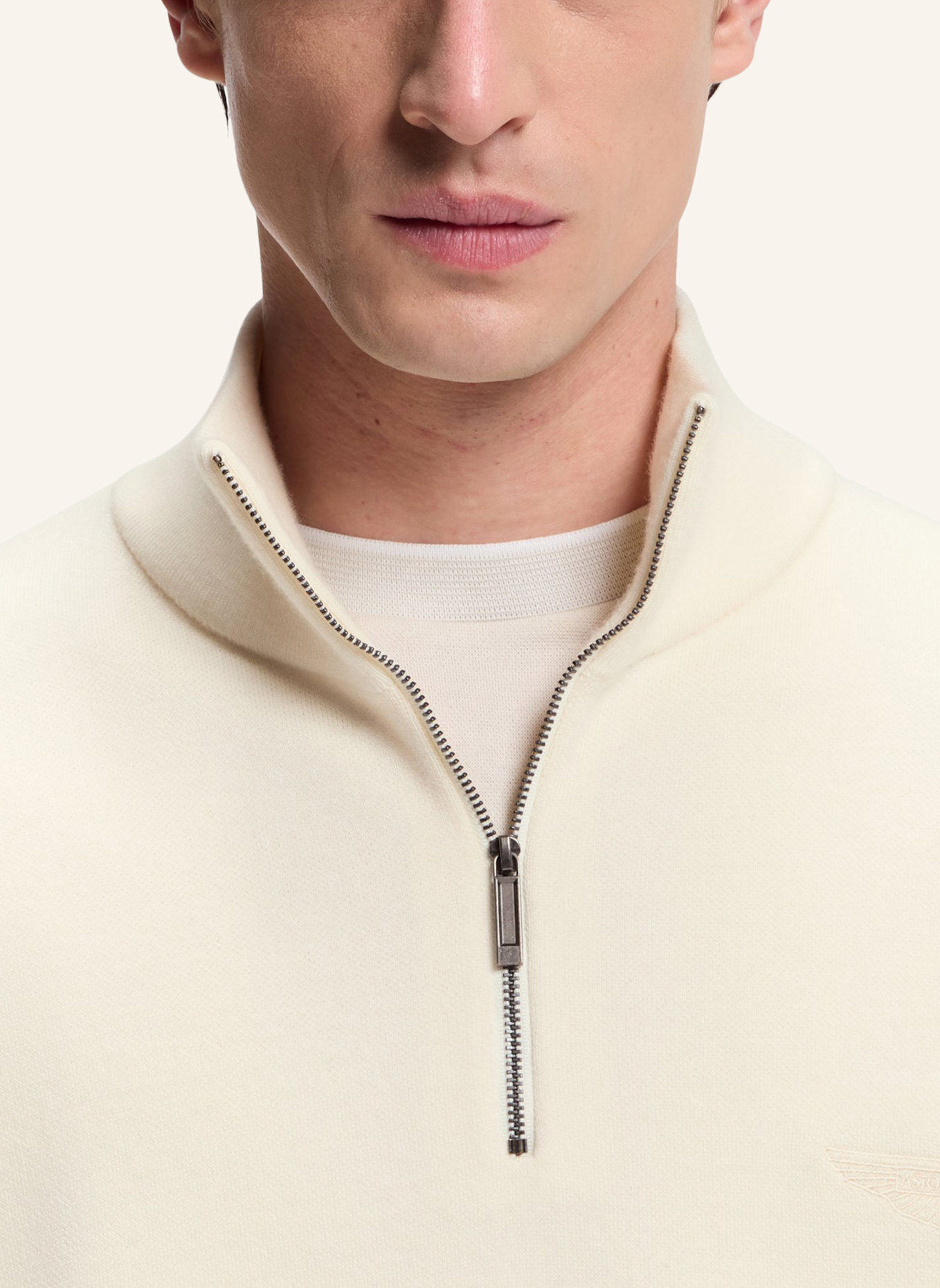 BOSS Pullover C-ULBANO_AM Relaxed Fit: WEISS