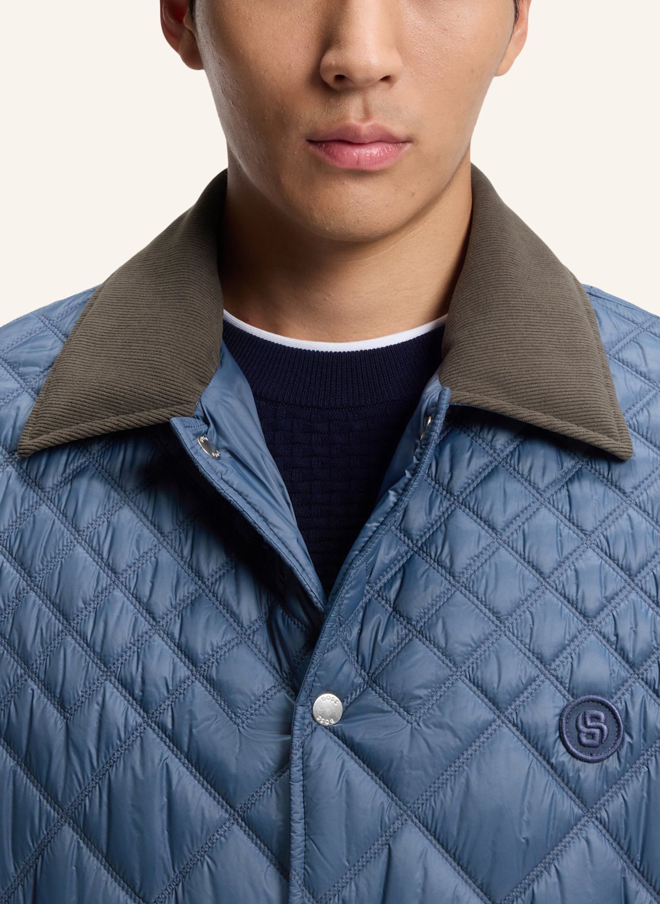 BOSS Casual Jacke C-COSMIX Relaxed Fit: BLAU