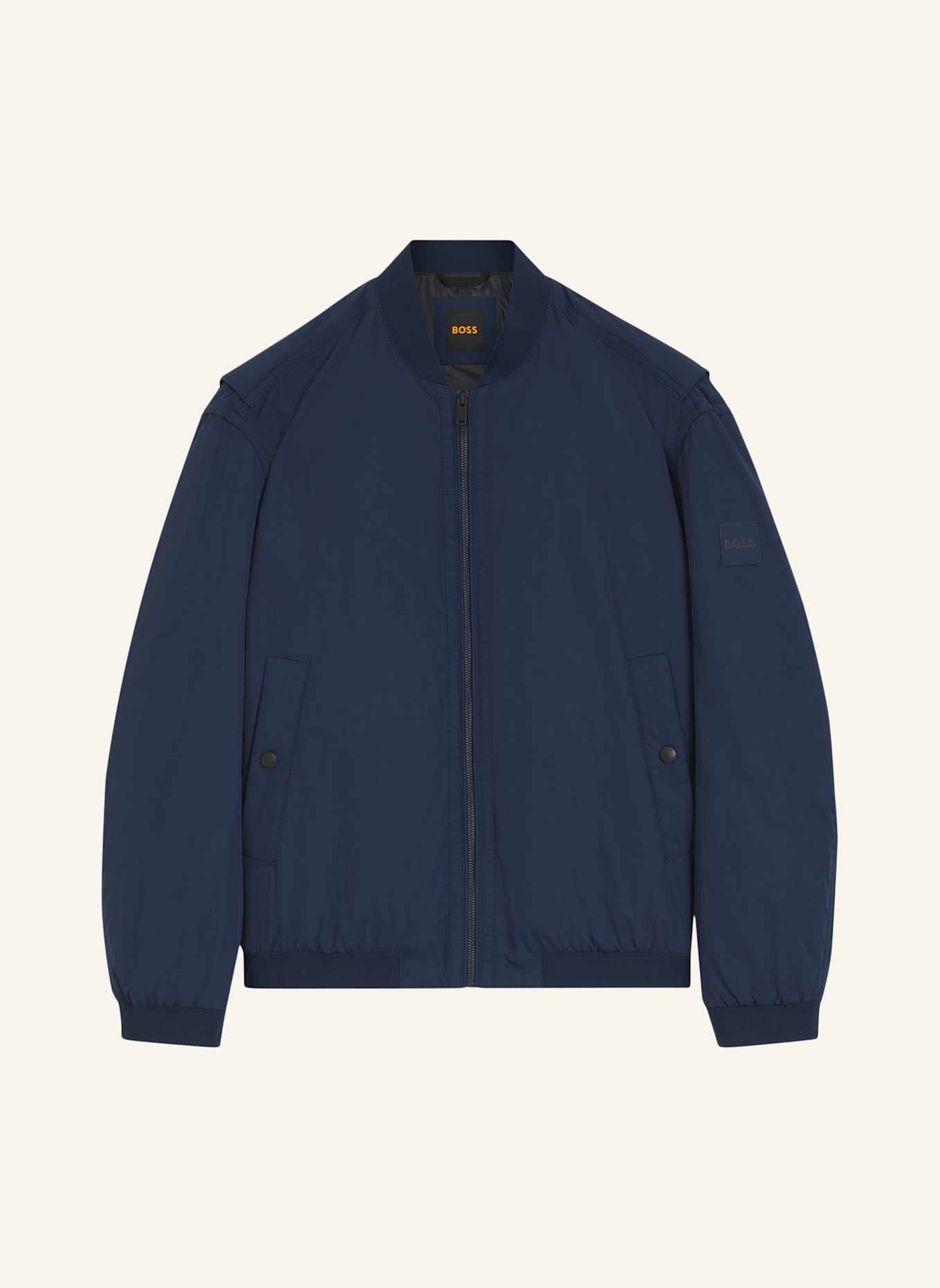 BOSS Casual Jacke OVARSI Relaxed Fit: BLAU