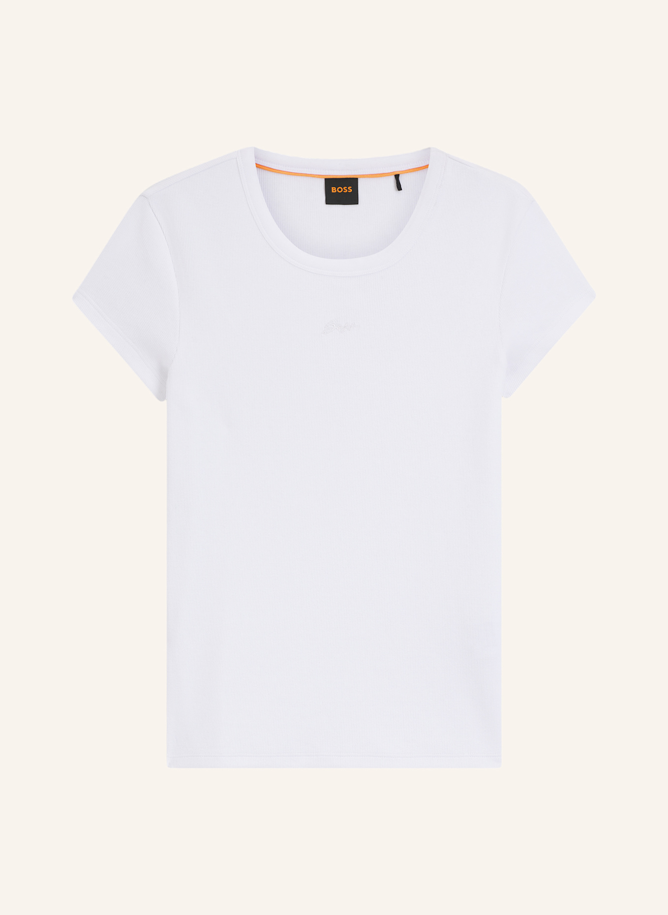 BOSS T-Shirt C_ECUTE Slim Fit: WEISS