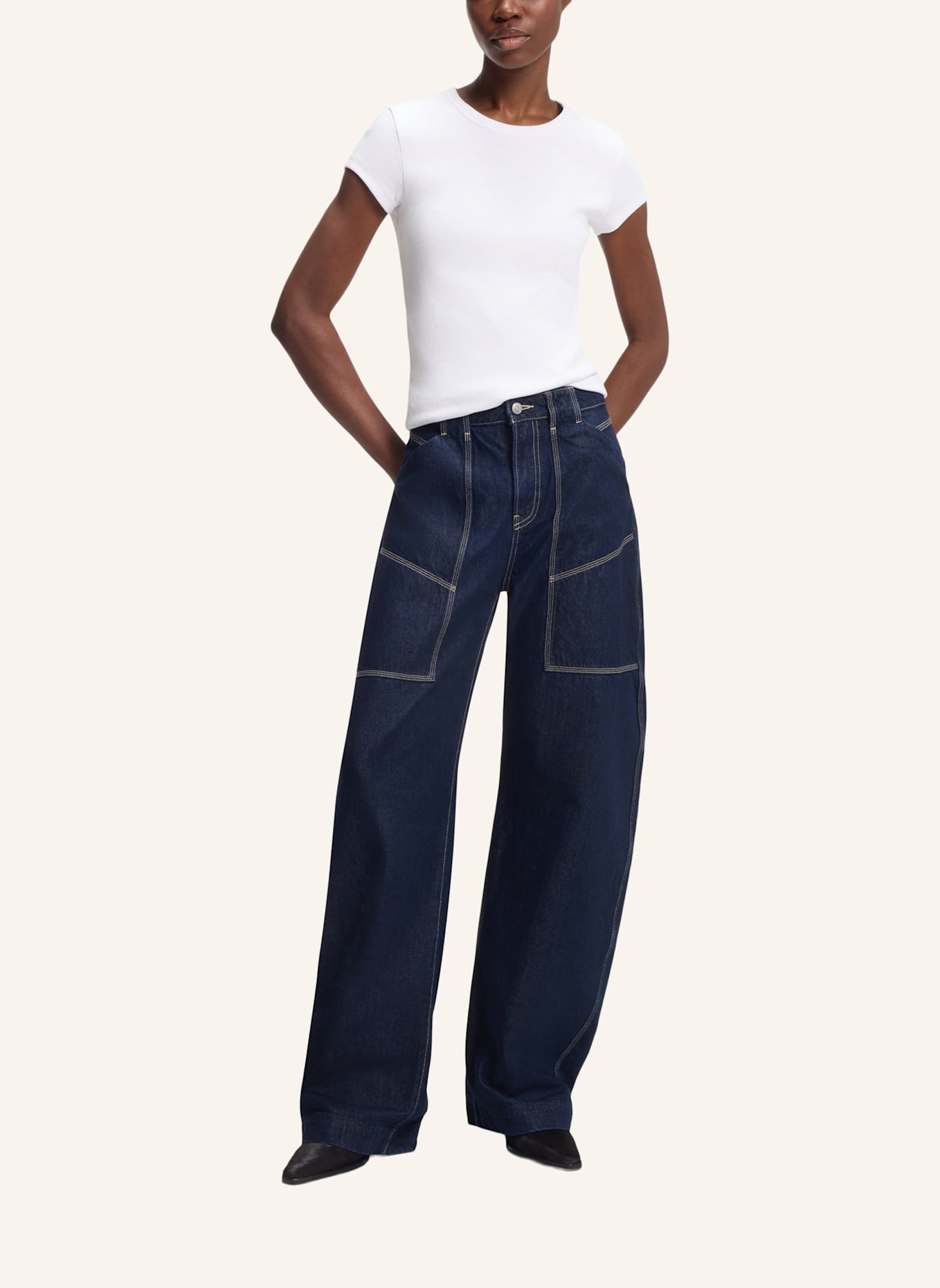 BOSS T-Shirt C_ECUTE Slim Fit: WEISS