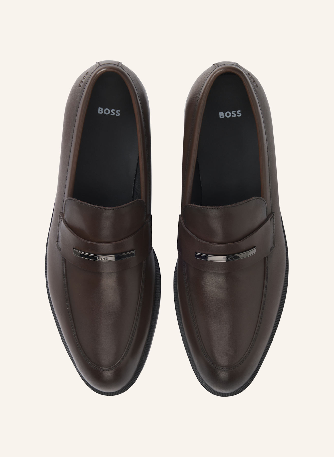 BOSS Casual Slipper TAYIL-L_LOAF_BUHW: DUNKELBRAUN