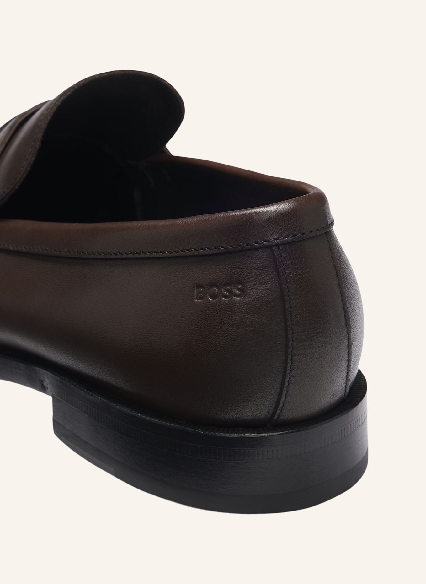 BOSS Casual Slipper TAYIL-L_LOAF_BUHW: DUNKELBRAUN