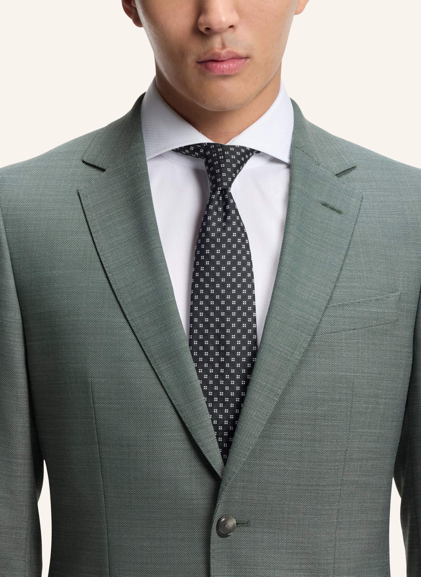 BOSS Business Anzug H-HUGE-2PCS-253 Slim Fit: GRÜN