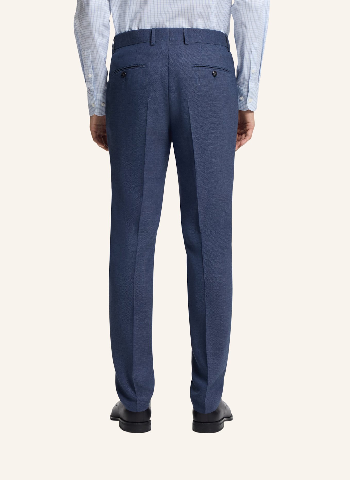 BOSS Business Anzug H-HUGE-2PCS-253 Slim Fit: BLAU