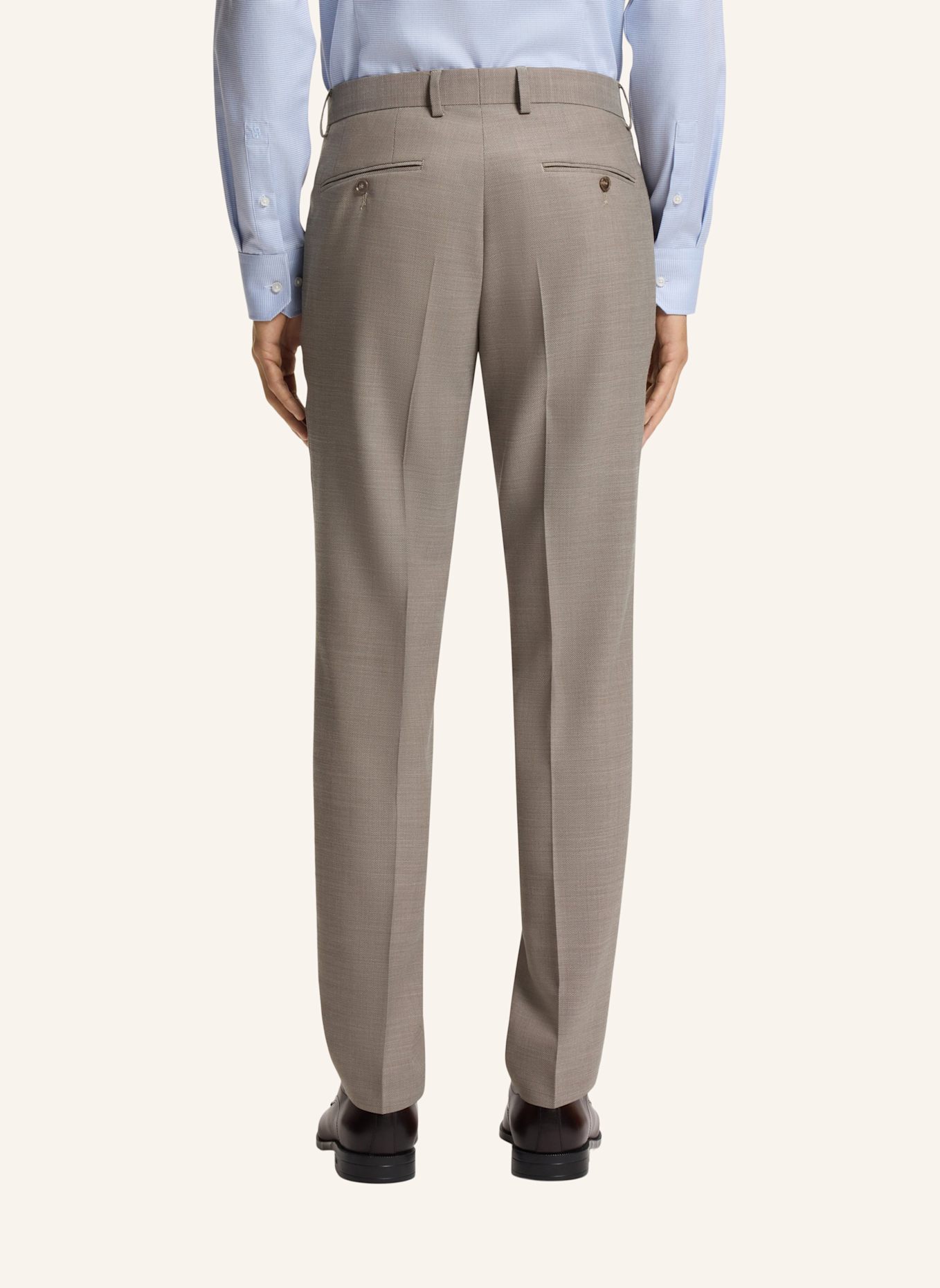 BOSS Business Anzug H-HUGE-2PCS-253 Slim Fit: KHAKI