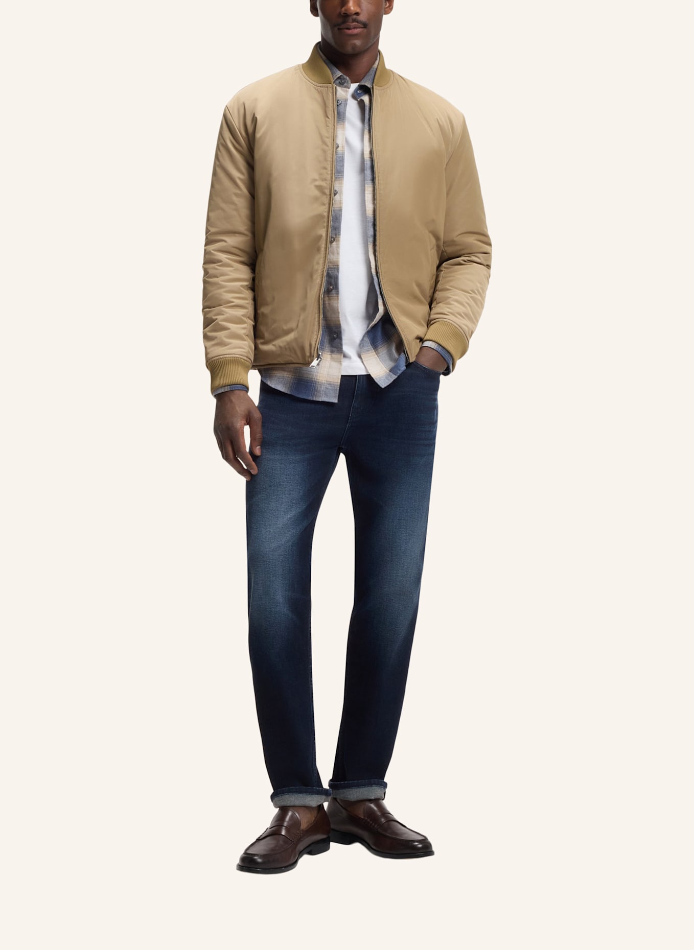 BOSS Jeans H-RE.MAINE Regular Fit: DUNKELBLAU