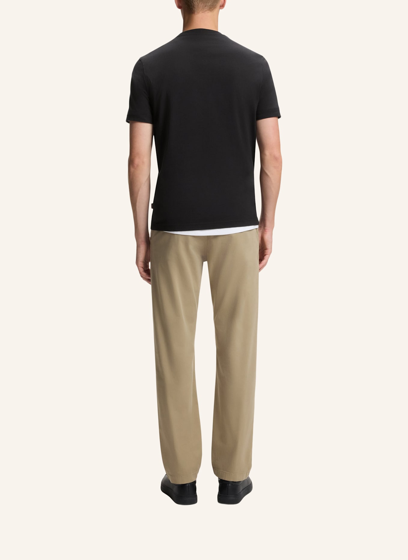 BOSS T-Shirt TE_PLAIN Regular Fit: SCHWARZ