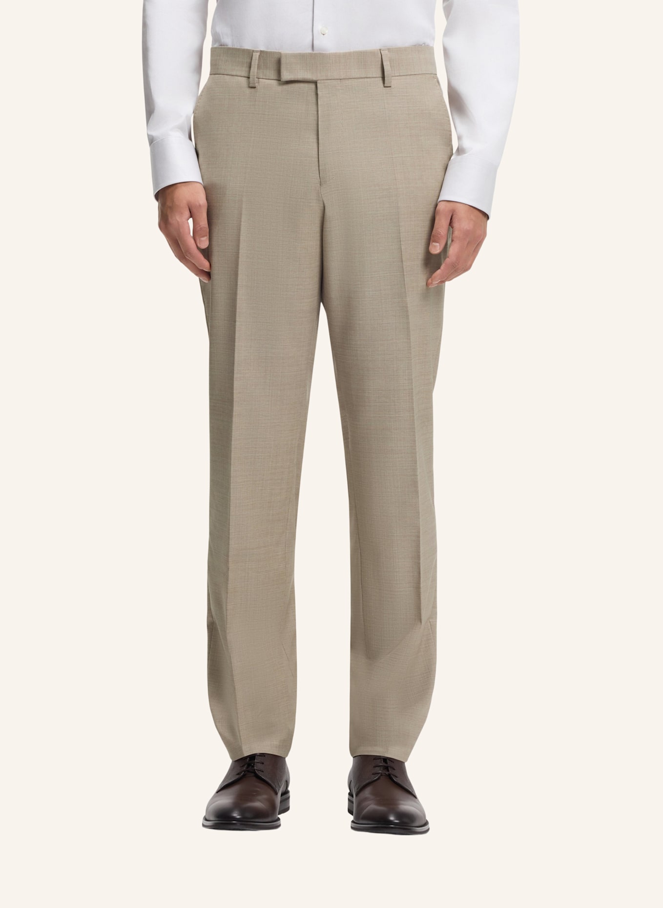 BOSS Business Anzug H-JECKSON-3PCS-253 Regular Fit: KHAKI