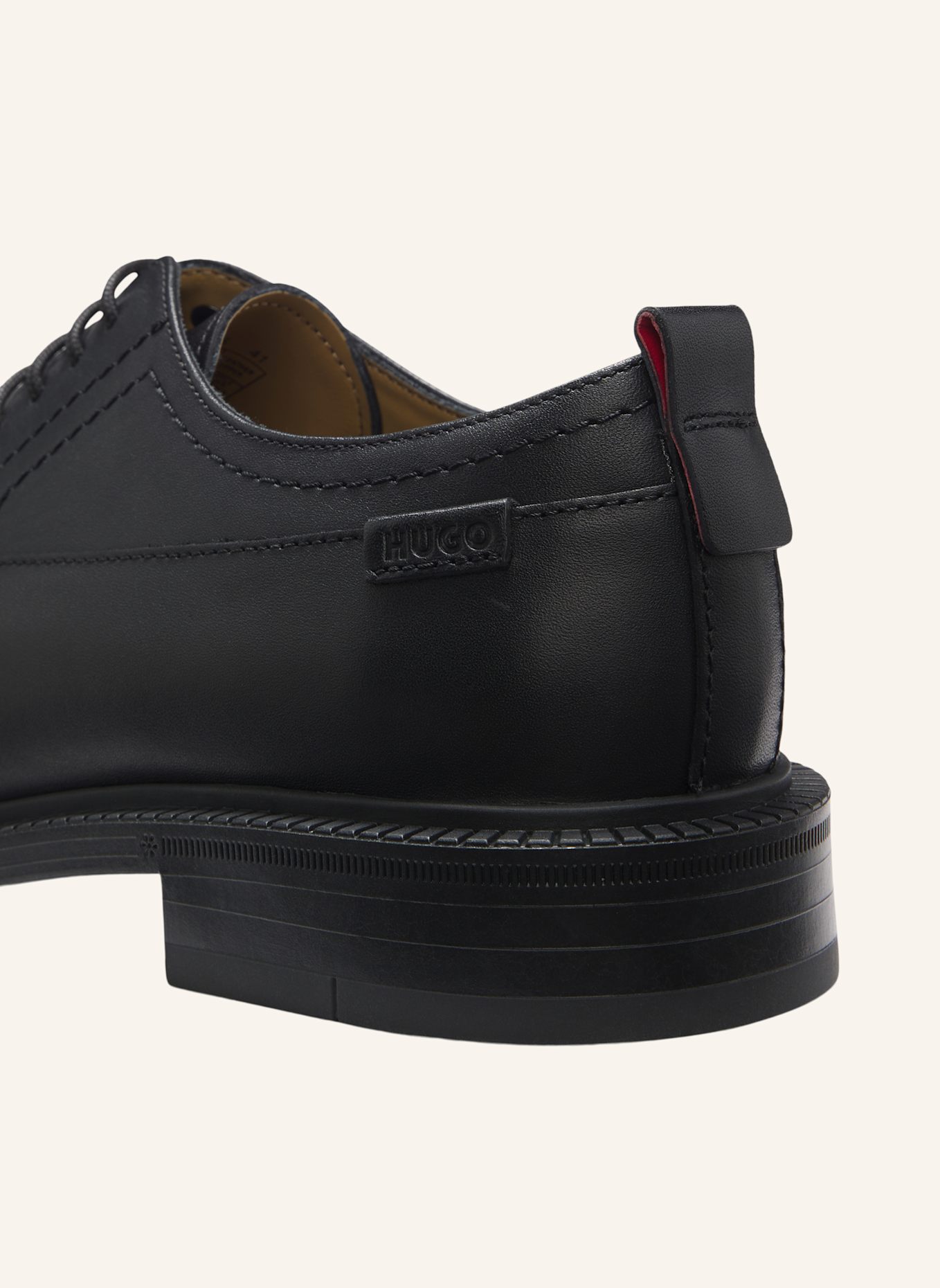 HUGO Business-Schnürschuh LYSANDER_DERB_LT: SCHWARZ