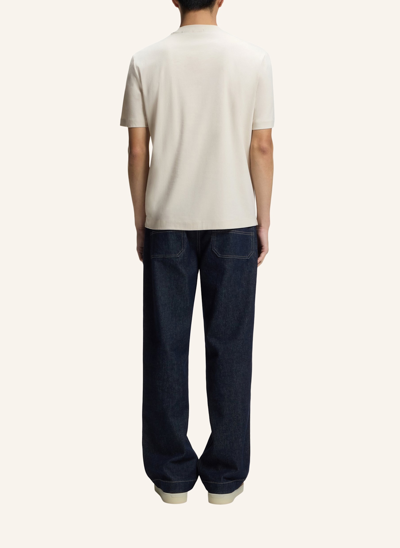 BOSS T-Shirt C-TAUT 01 Regular Fit: WEISS