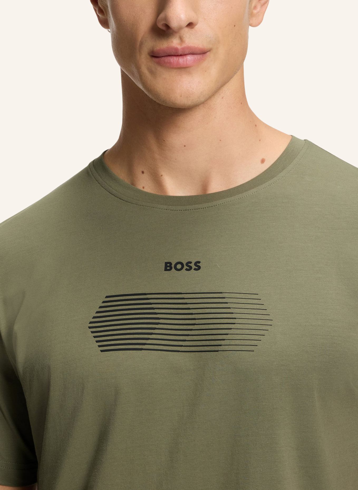 BOSS T-Shirt TS_GRAPHIC SET CN Regular Fit: LILA