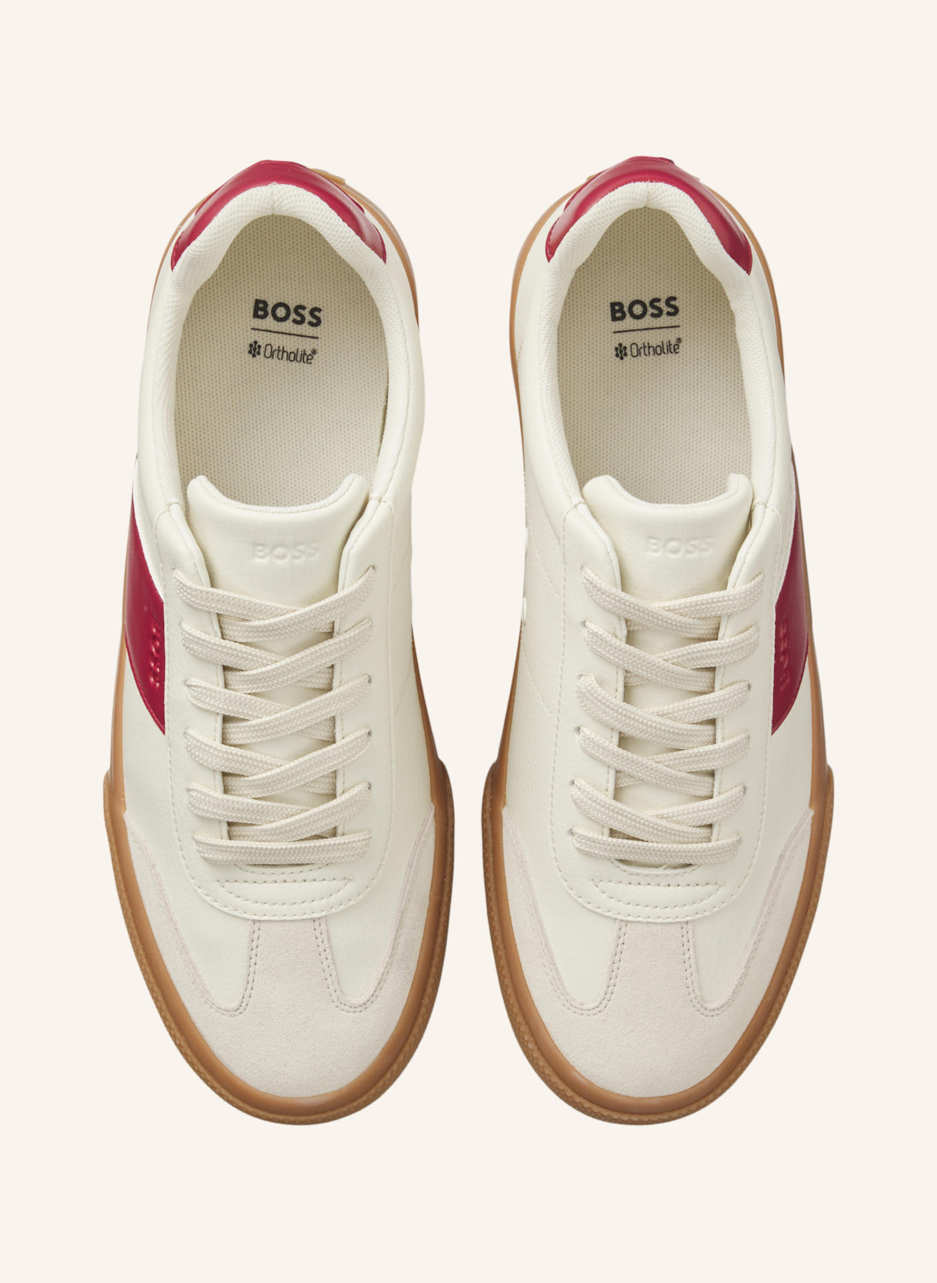 BOSS Sneaker AIDEN_TENN_SDGPUPN: WEISS