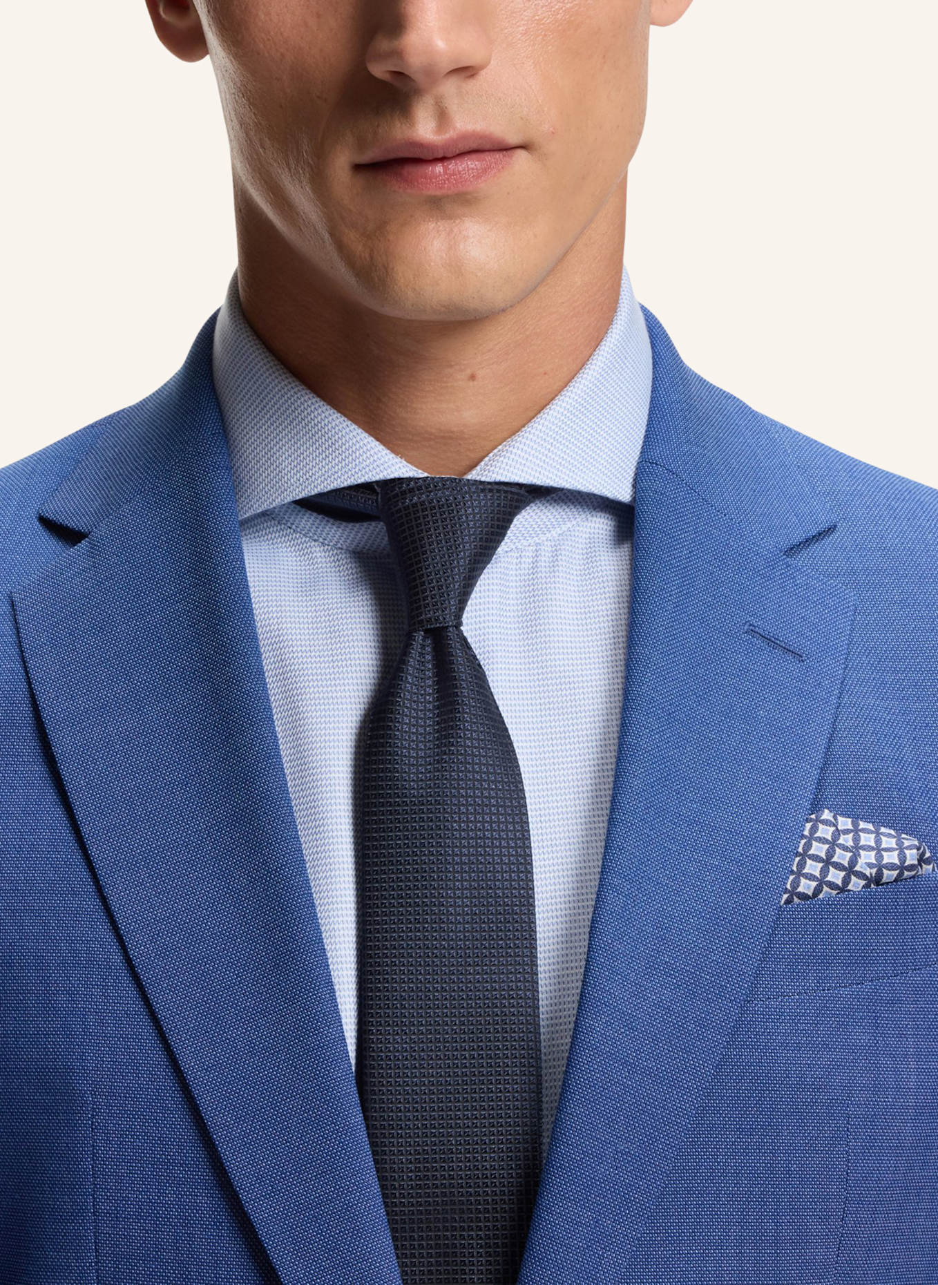 BOSS Krawatte H-TIE CM 6 253: DUNKELBLAU