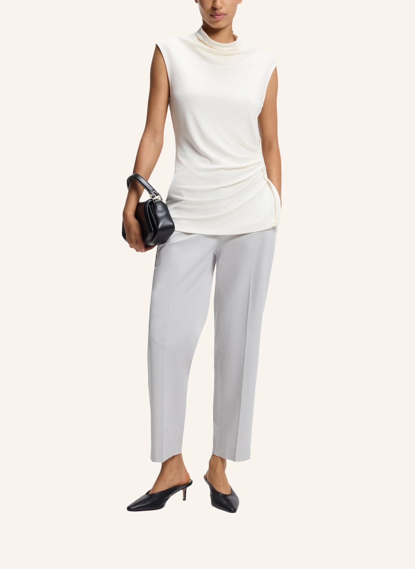 BOSS Casual Top EROCIS Slim Fit: WEISS