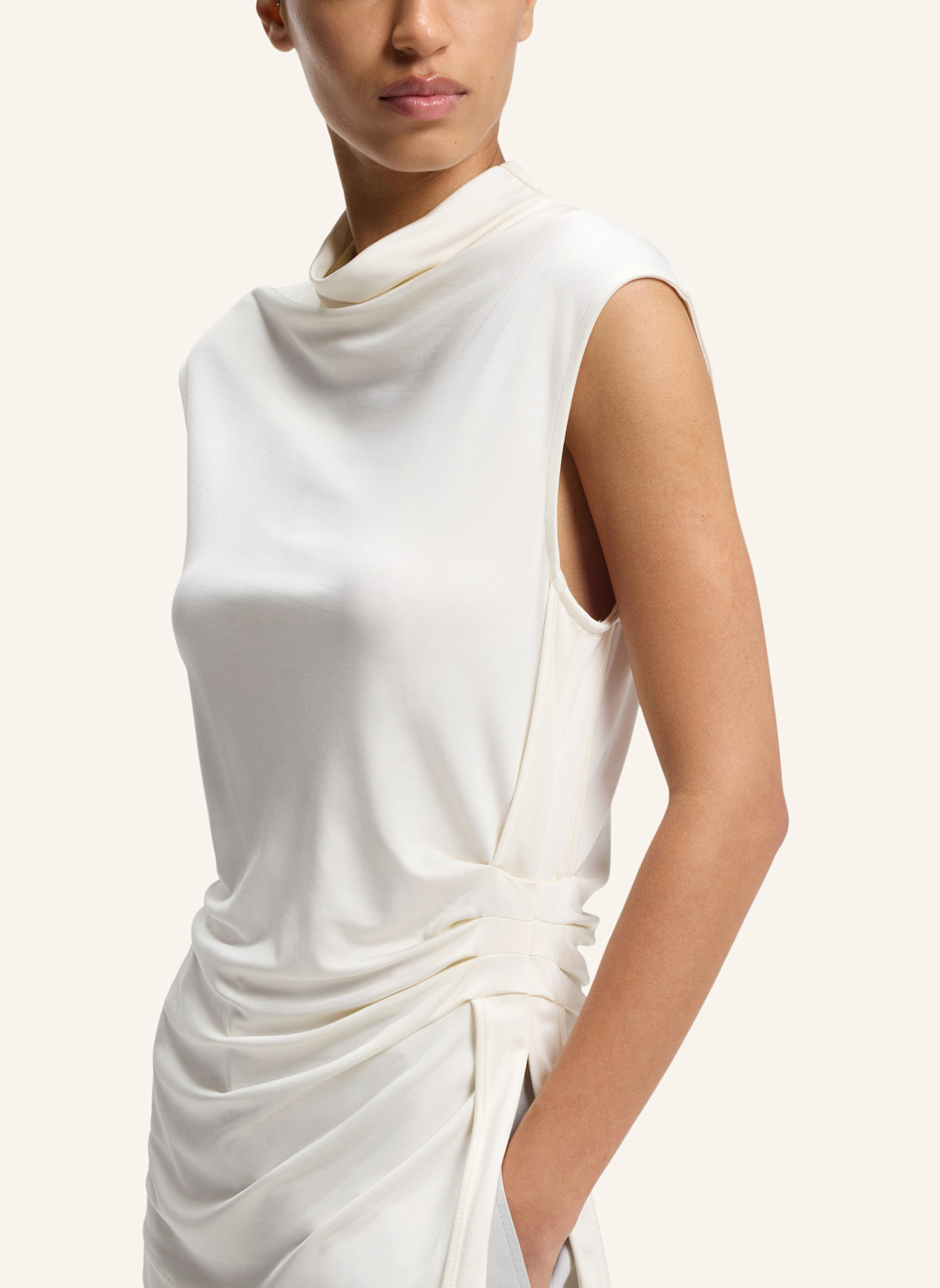 BOSS Casual Top EROCIS Slim Fit: WEISS