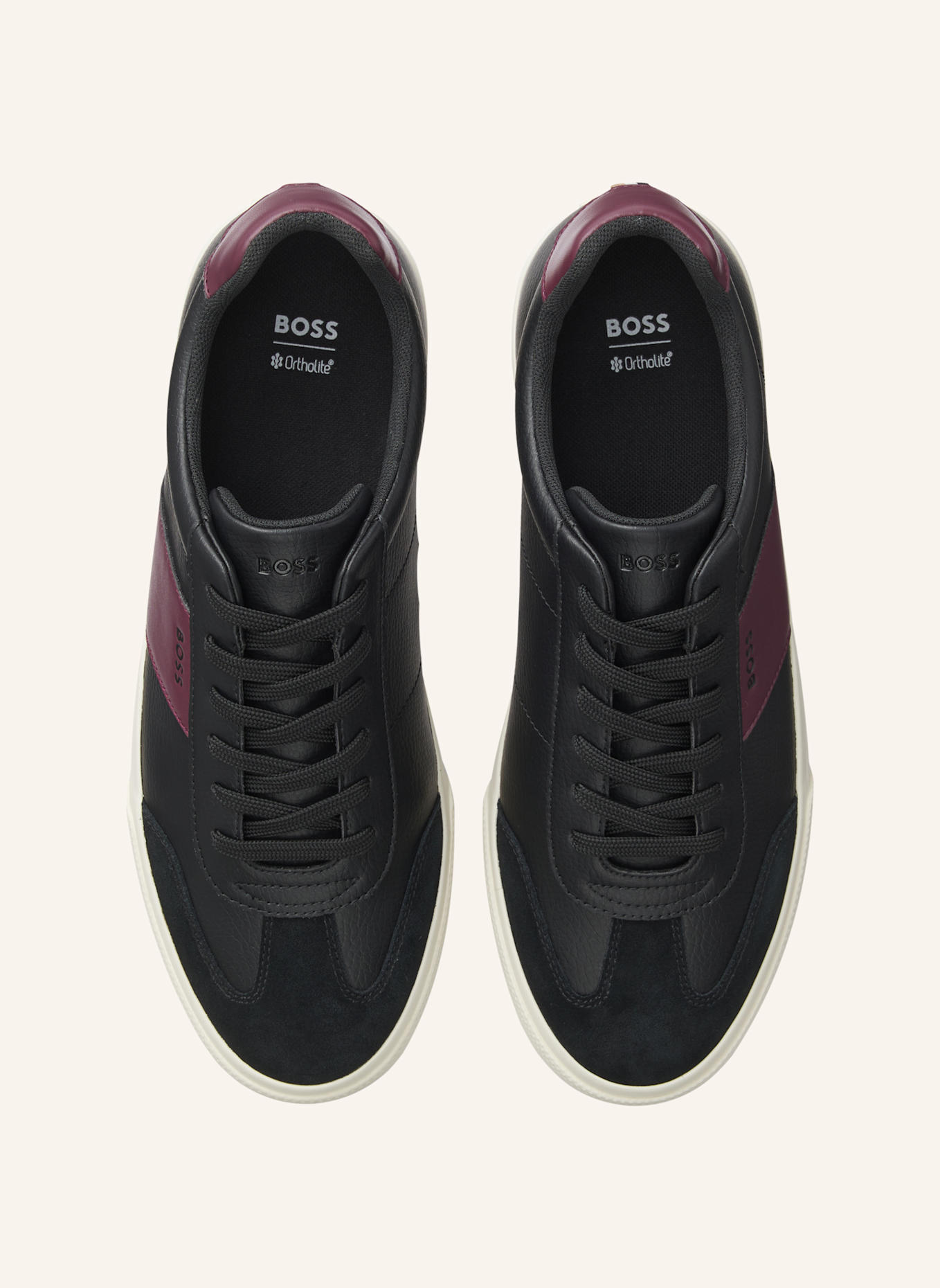 BOSS Sneaker AIDEN_TENN_SDGPUP: SCHWARZ