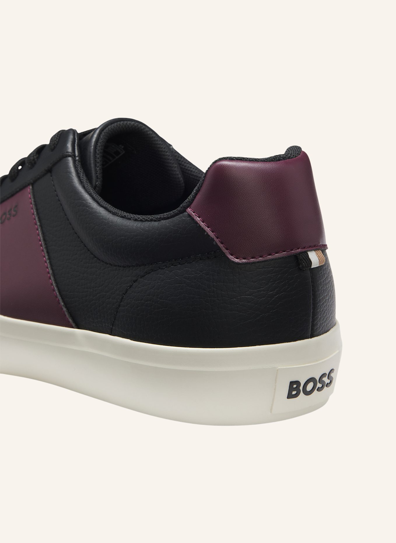 BOSS Sneaker AIDEN_TENN_SDGPUP: SCHWARZ