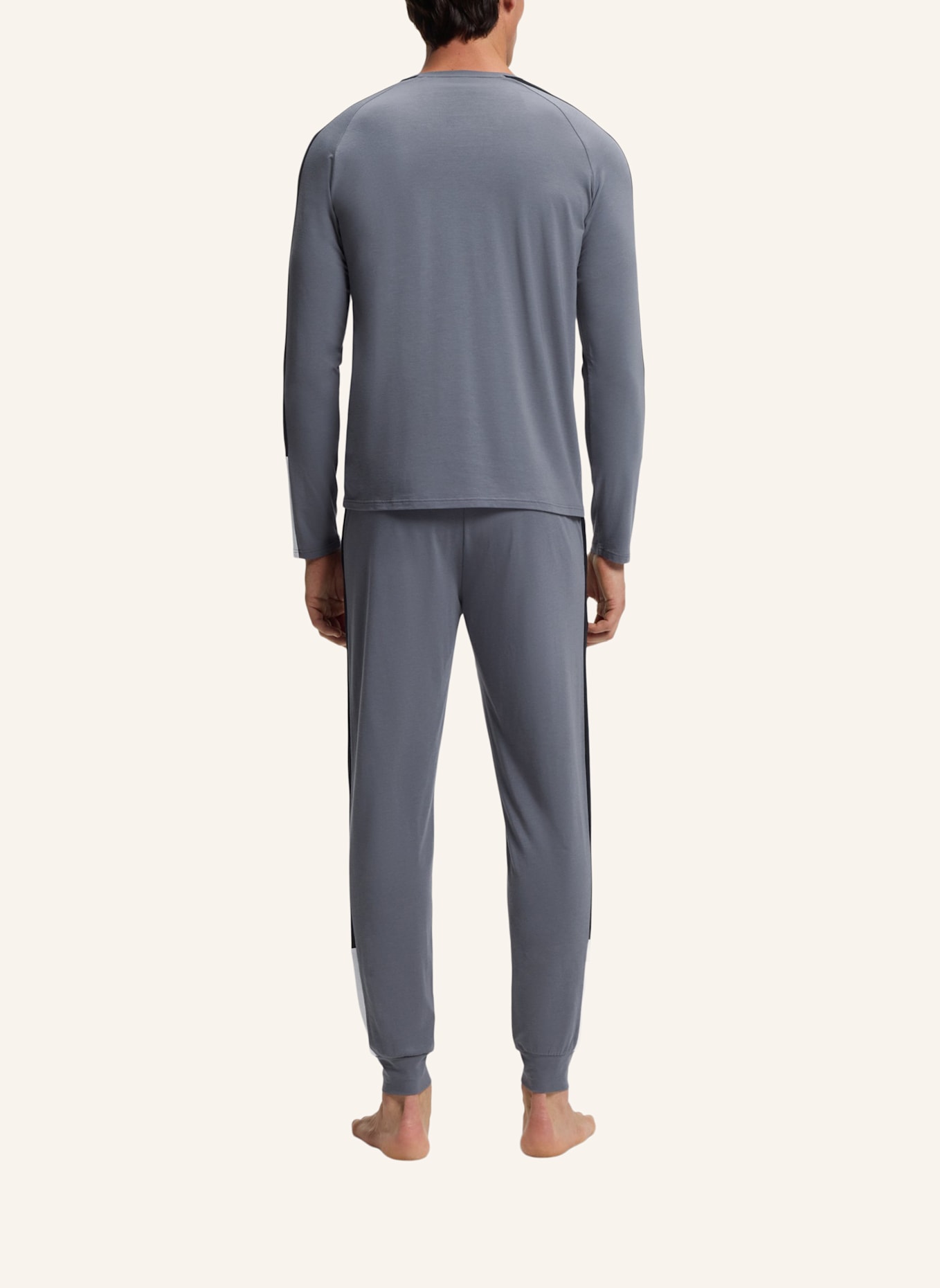 BOSS Pyjama-Set BALANCE LONG SET Regular Fit: DUNKELGRAU