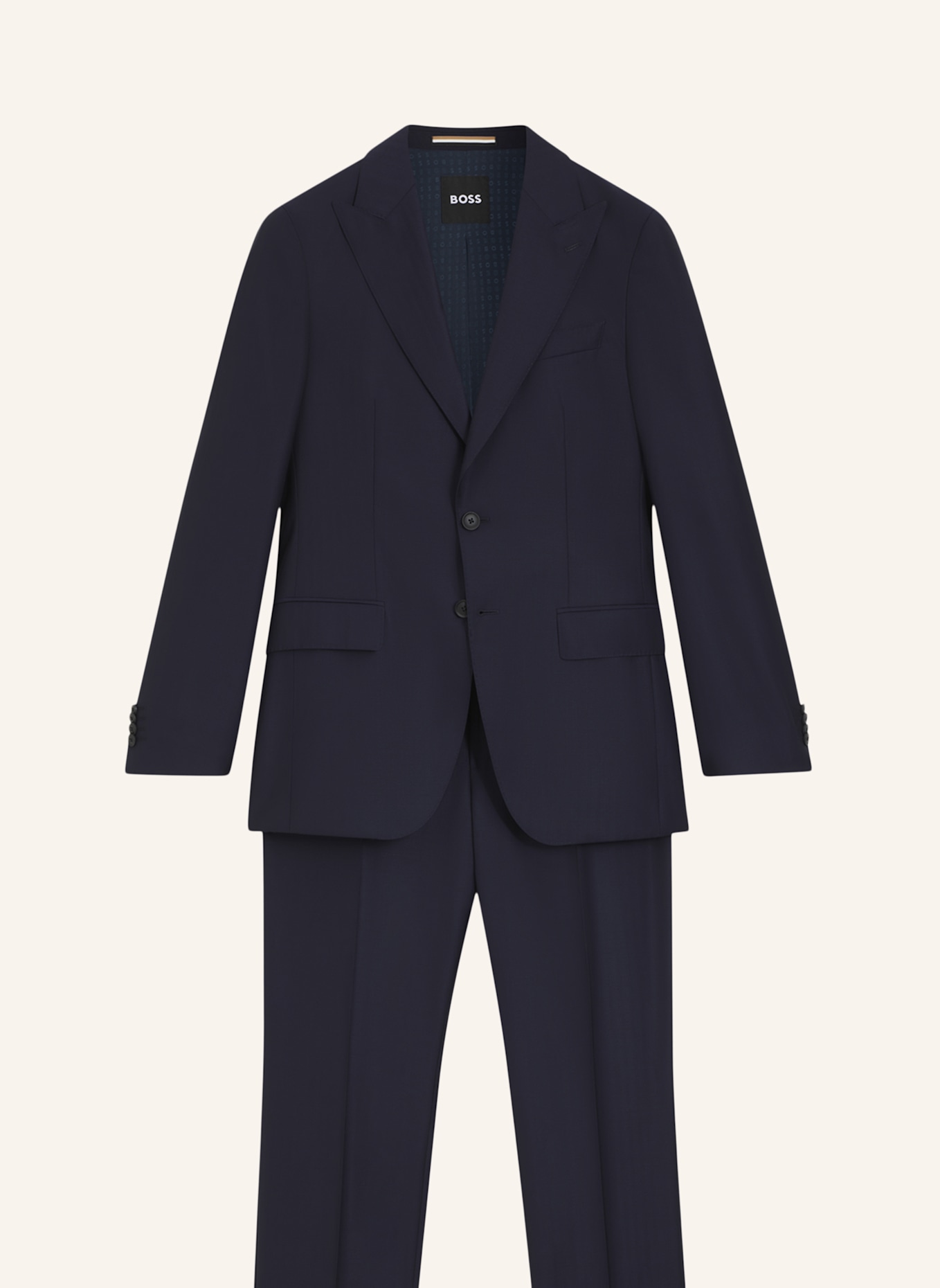 BOSS Business Anzug C-HUGE-2PCS-PK-261 Slim Fit: DUNKELBLAU