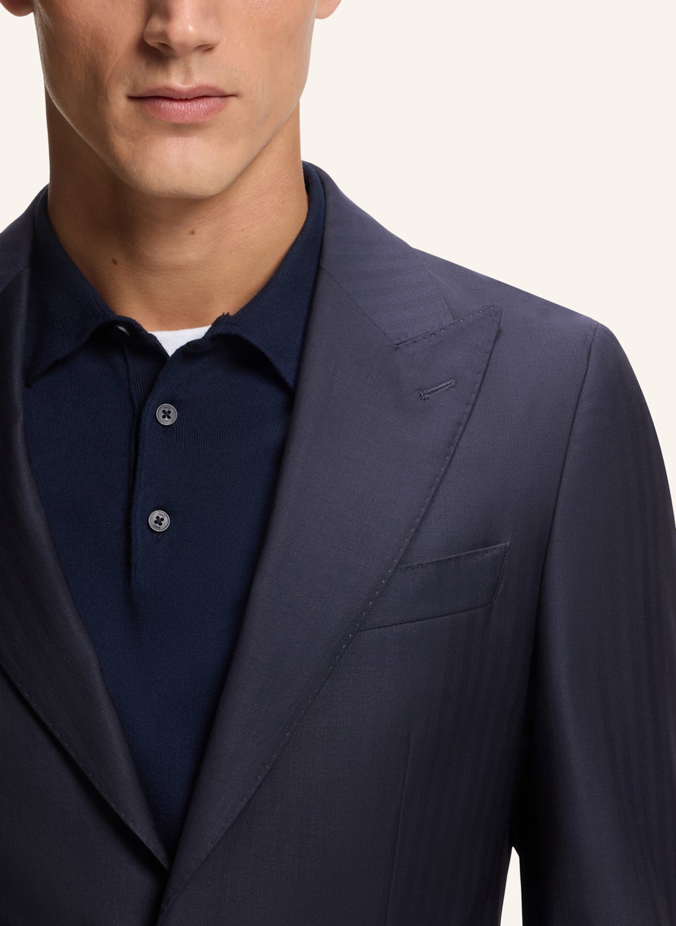 BOSS Business Anzug C-HUGE-2PCS-PK-261 Slim Fit: DUNKELBLAU