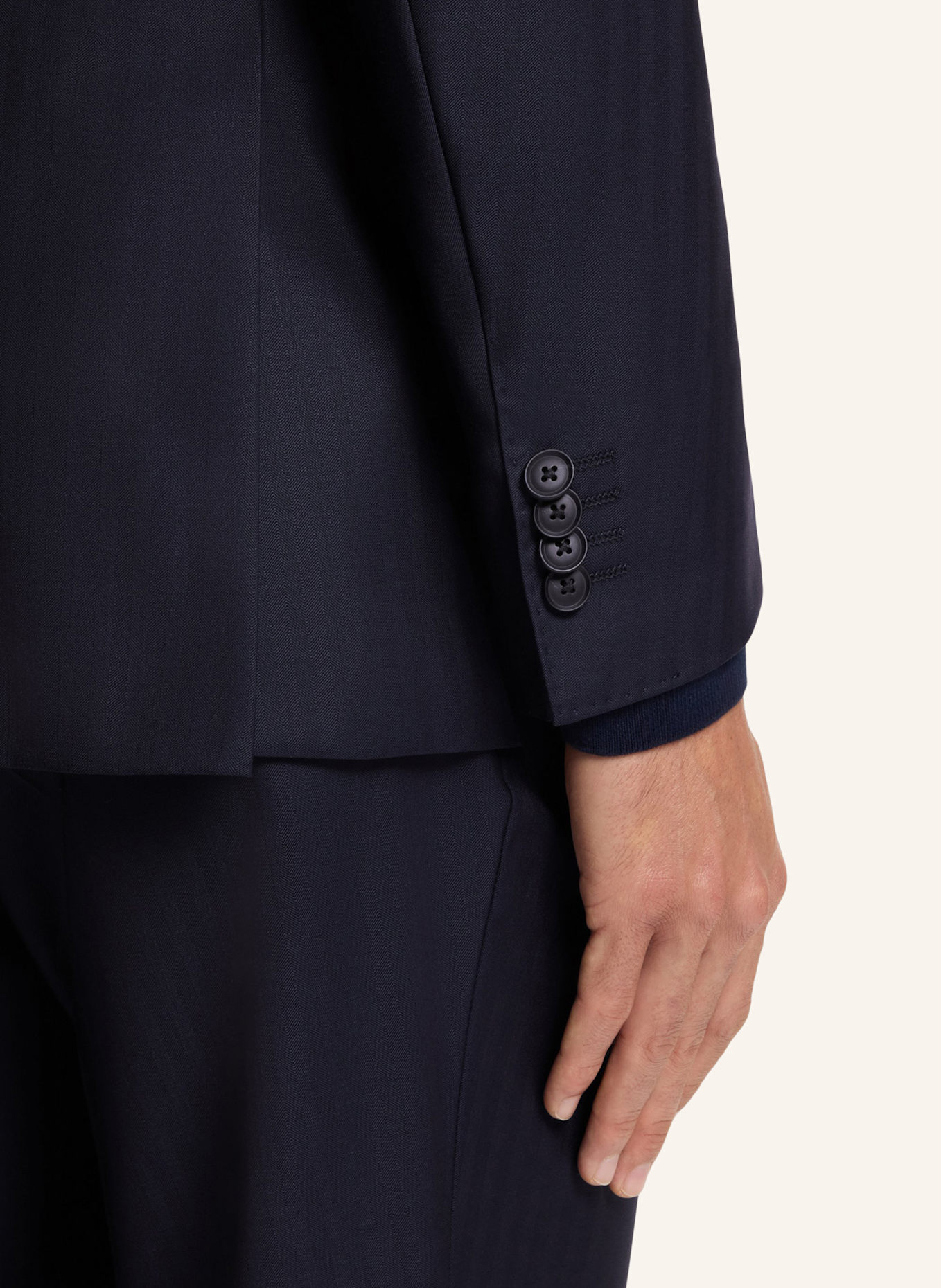 BOSS Business Anzug C-HUGE-2PCS-PK-261 Slim Fit: DUNKELBLAU