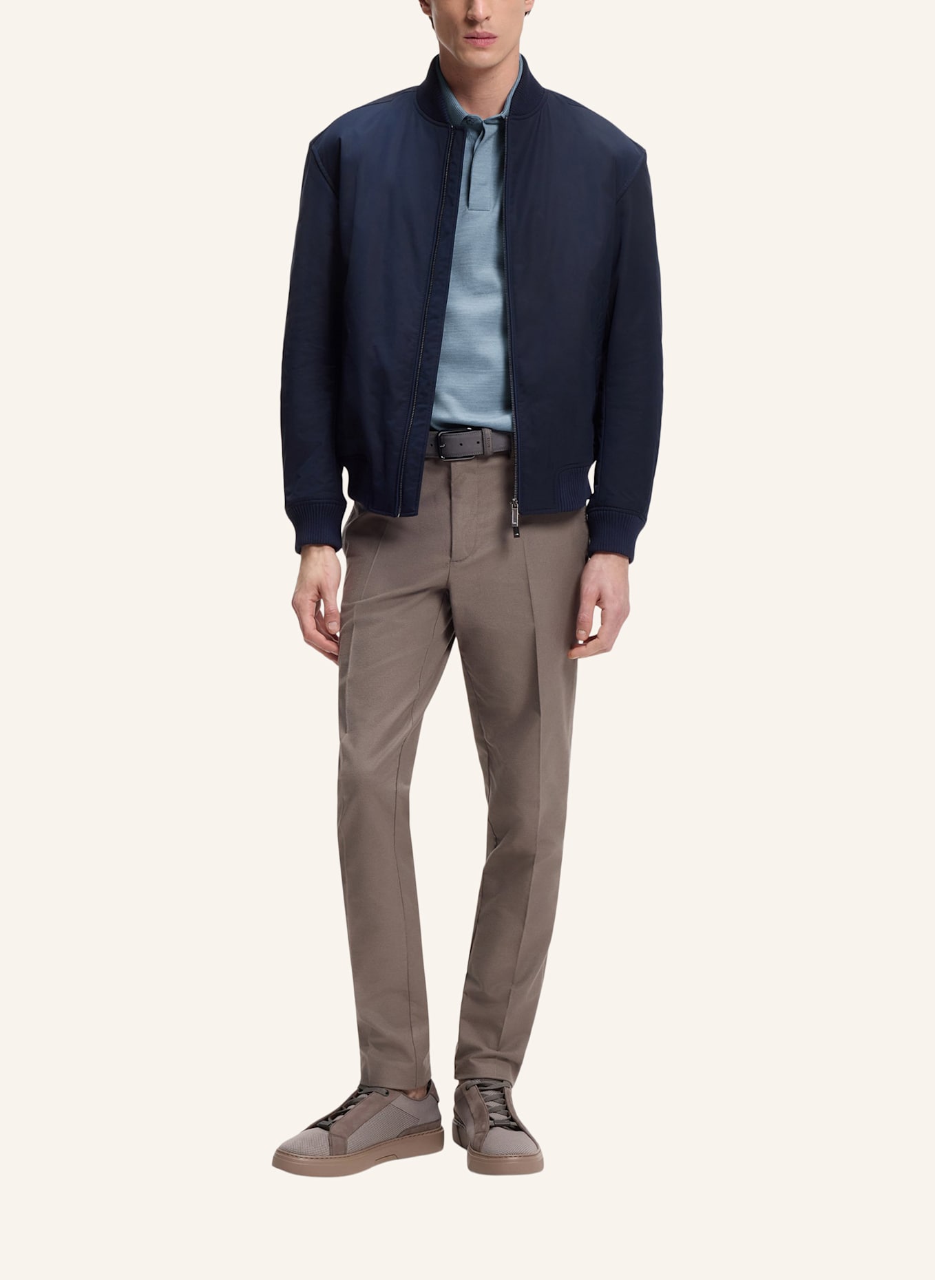 BOSS Poloshirt C-PROUT 242_AM Regular Fit: HELLBLAU