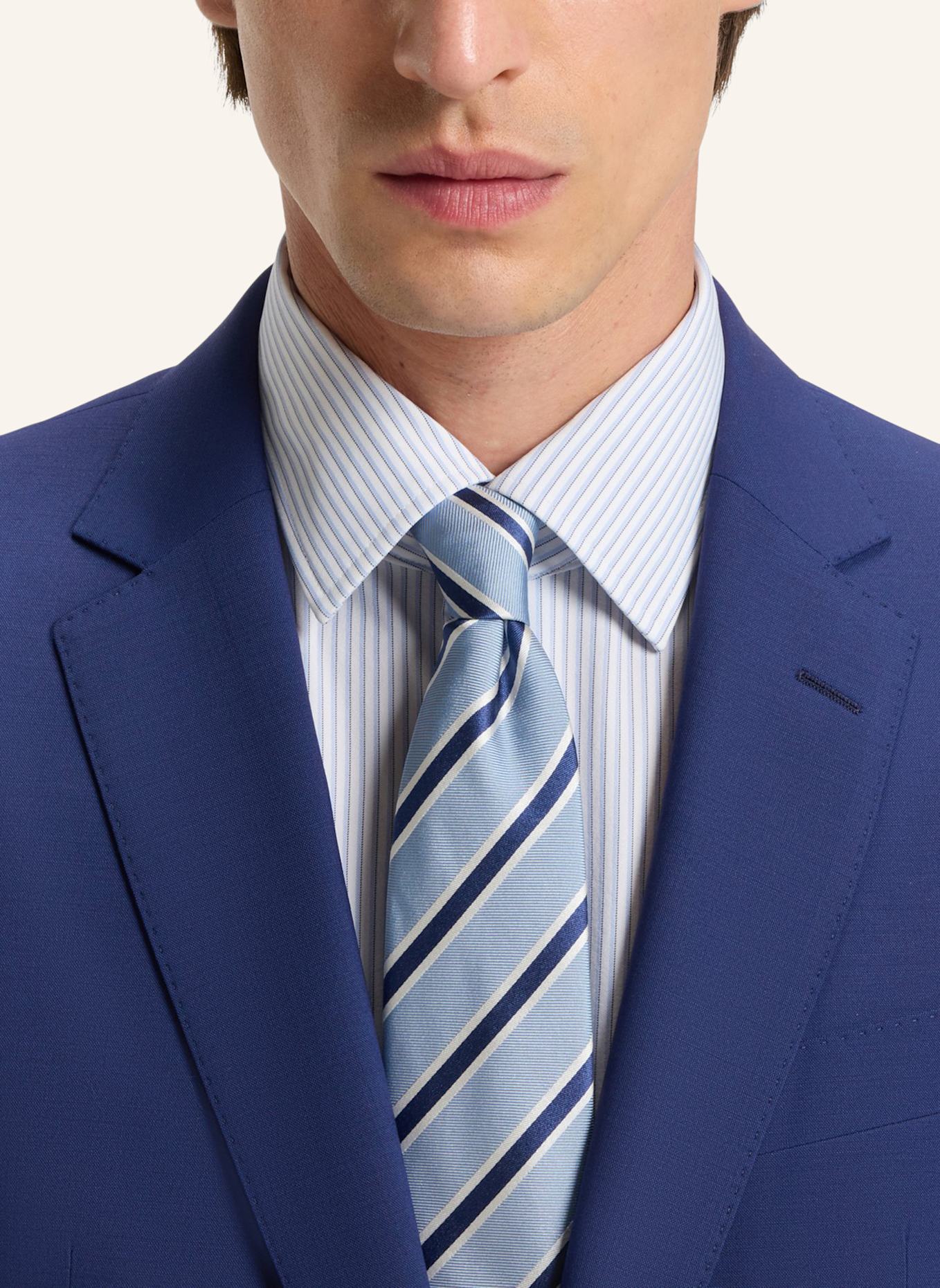 BOSS Business Anzug H-HUGE-2PCS-224 Slim Fit: DUNKELBLAU