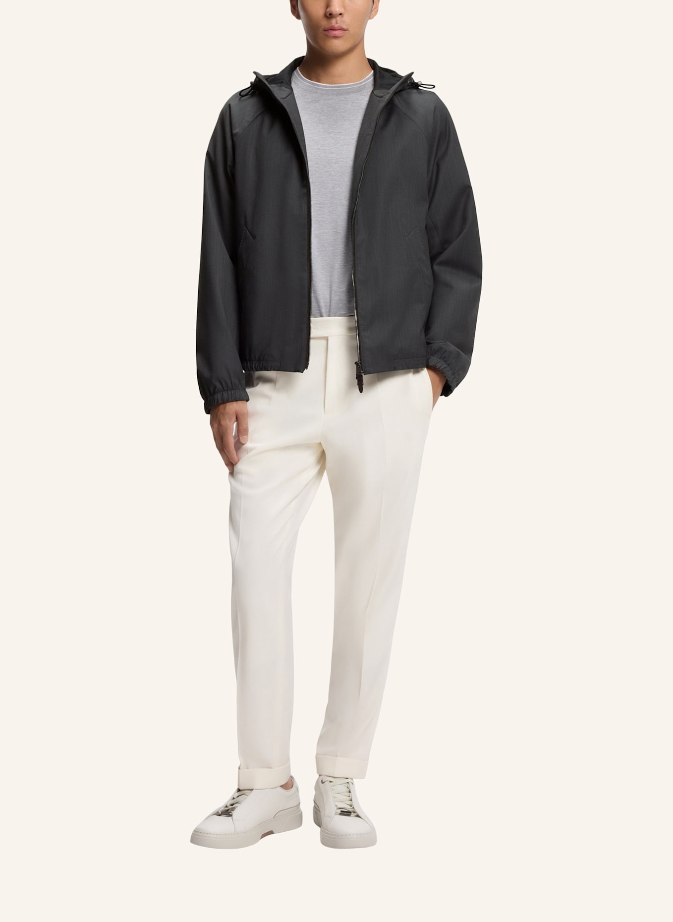 BOSS Casual Jacke L-CORAKO1 Regular Fit: SCHWARZ