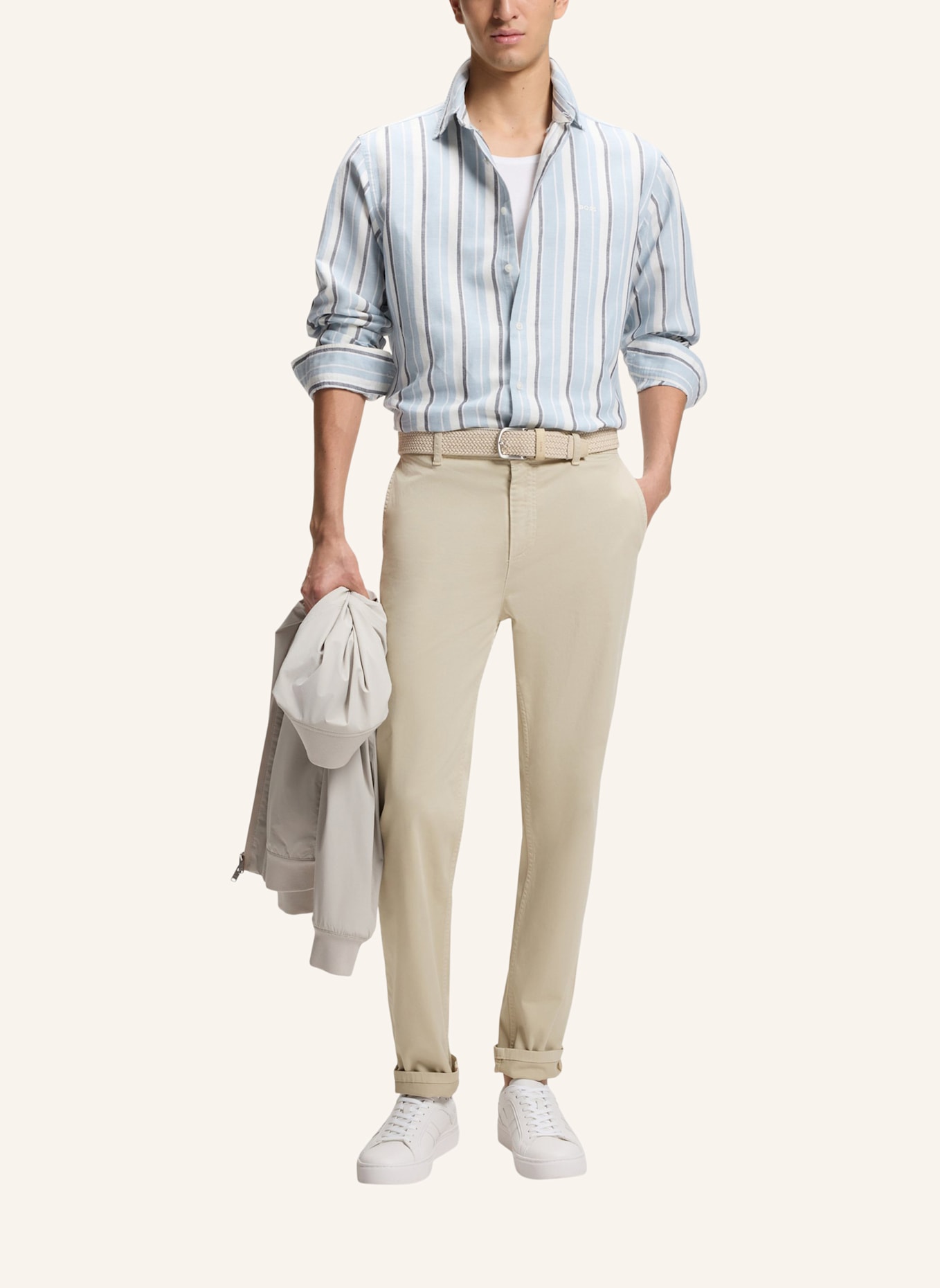 BOSS Chino Tapered Fit: BEIGE