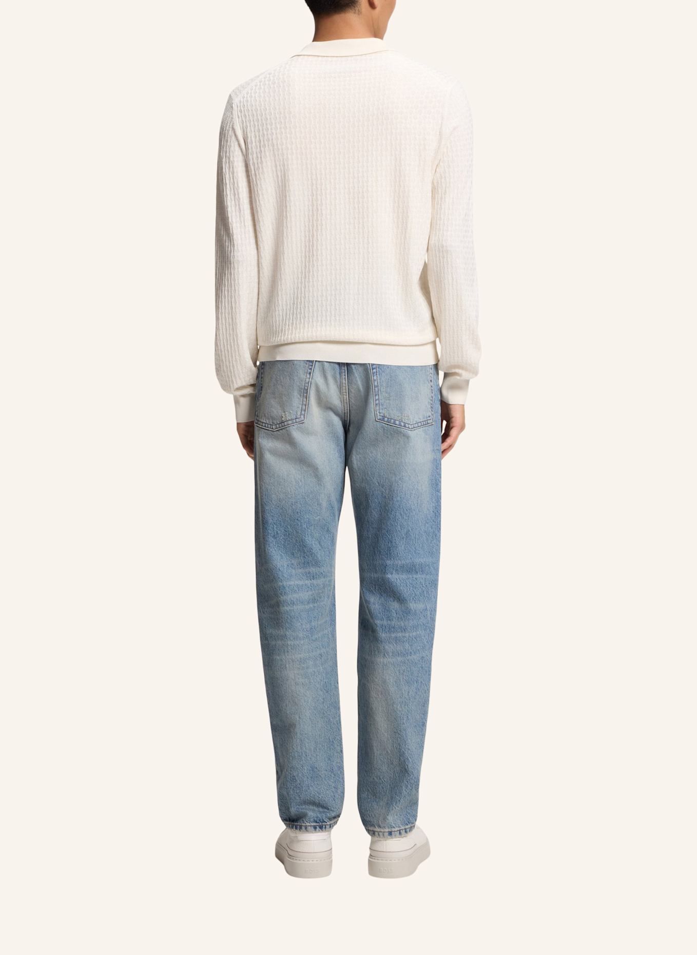 BOSS Pullover L-UMBARTO Regular Fit: WEISS