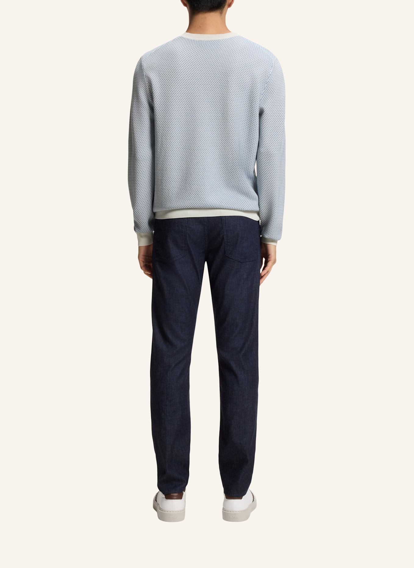 BOSS Pullover L-UMINO Regular Fit: WEISS