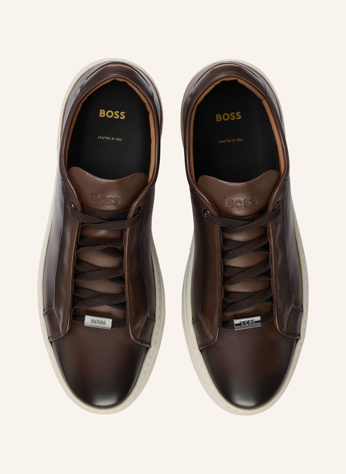 BOSS Sneaker GARY_TENN_BUAMF: DUNKELBRAUN