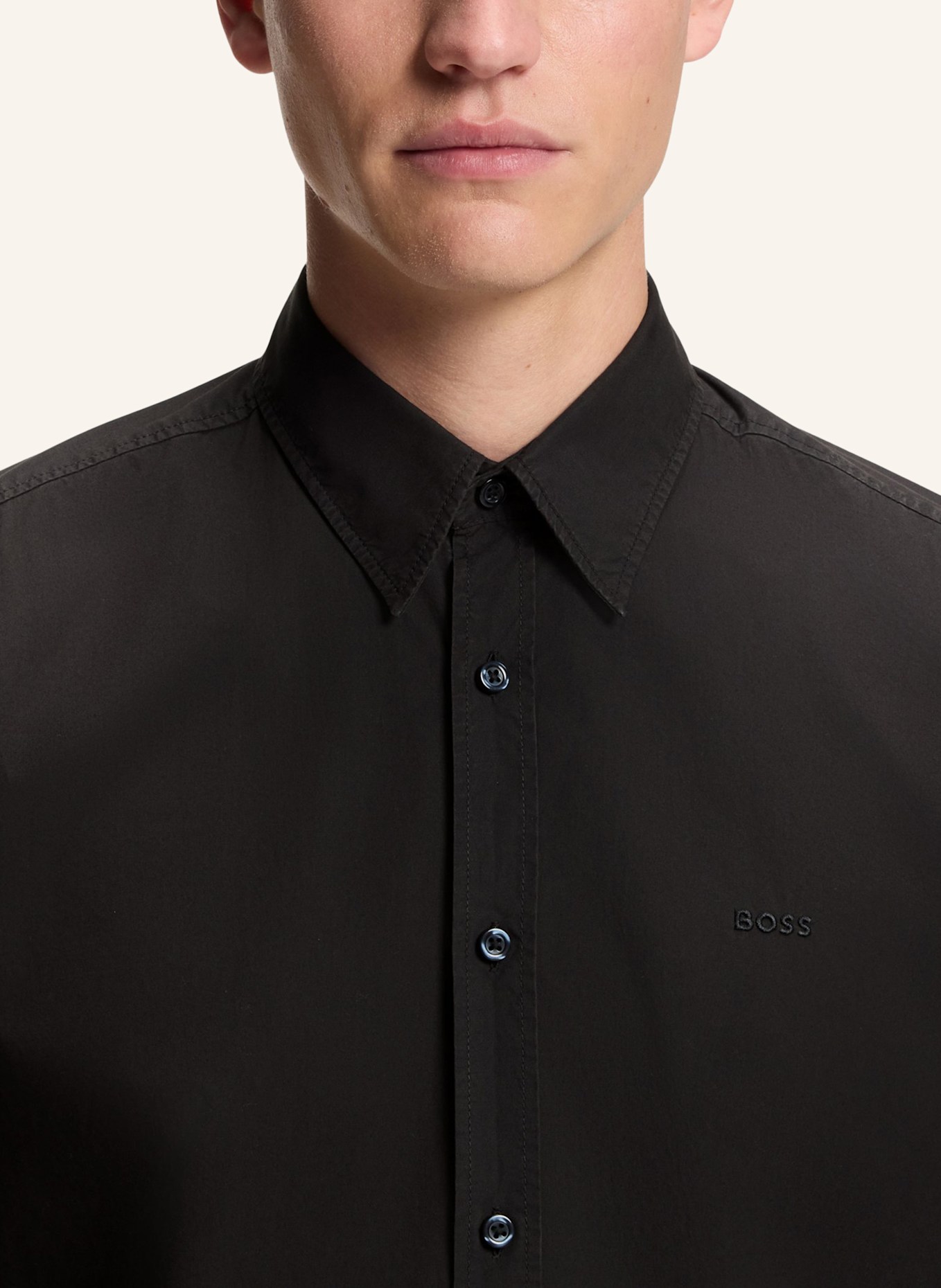 BOSS Hemd RELEGANT Regular Fit: SCHWARZ