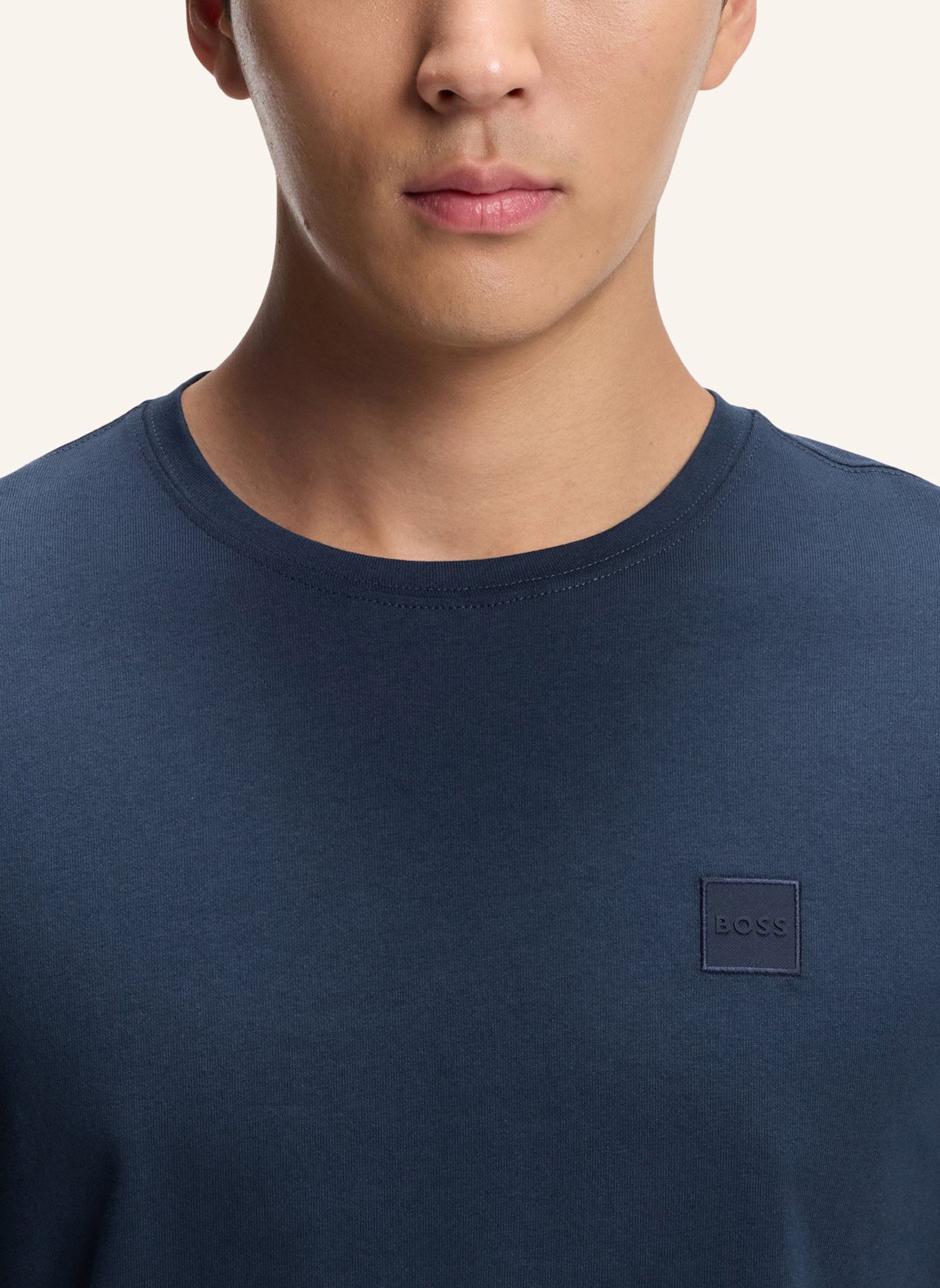 BOSS Longsleeve TACKS: BLAU
