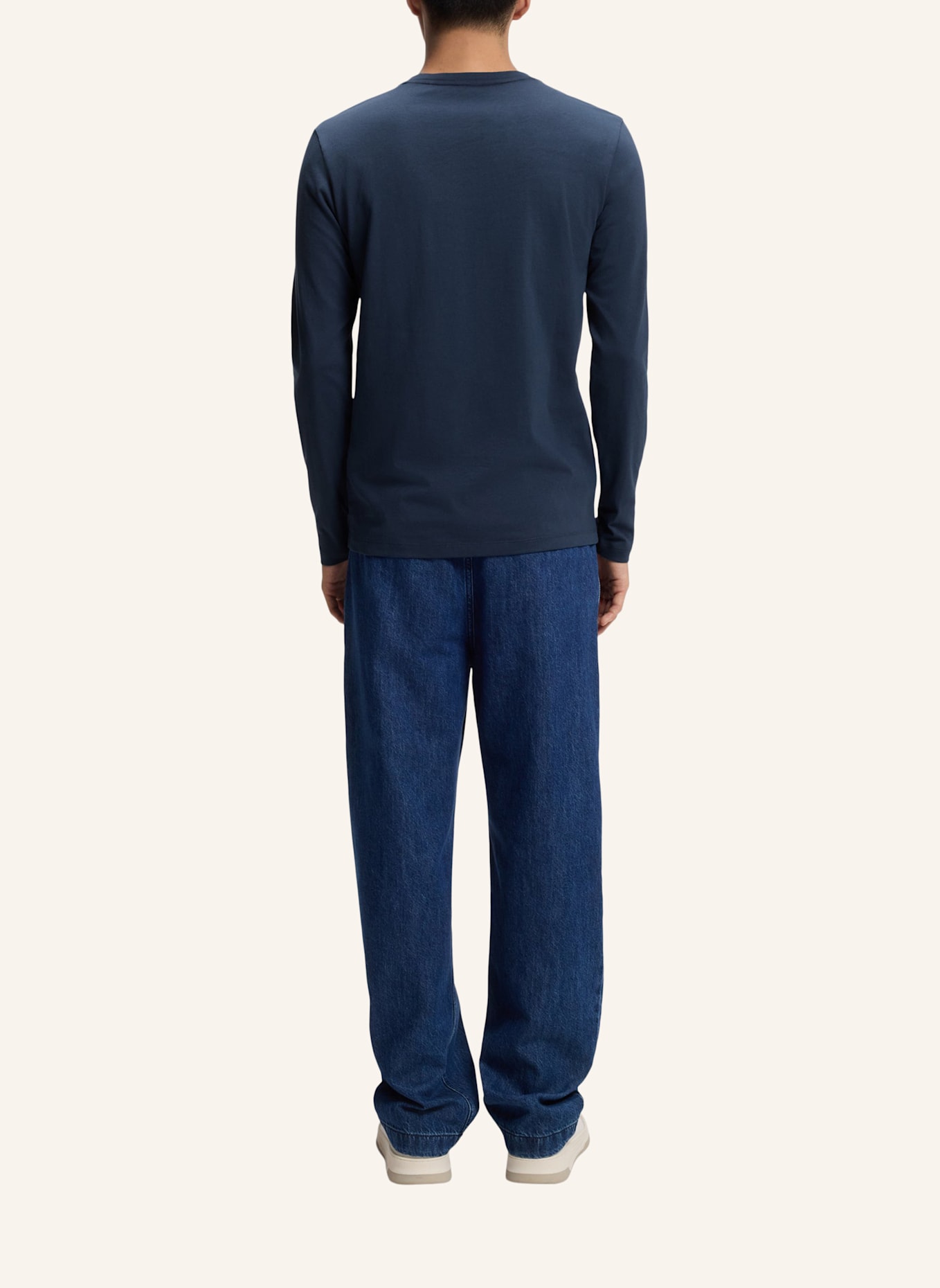 BOSS Longsleeve TACKS: BLAU