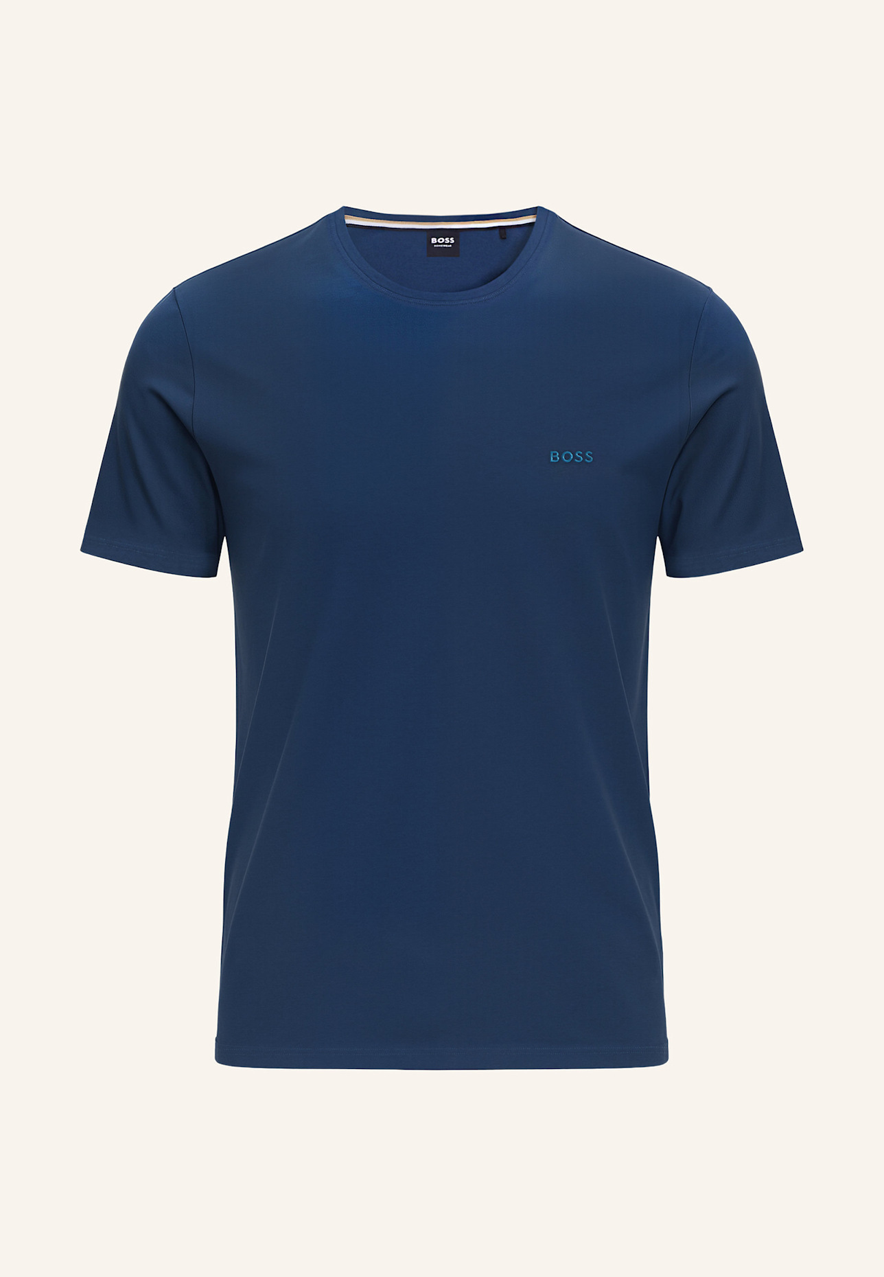 BOSS Loungewear Oberteil MIX&MATCH T-SHIRT R Regular Fit: BLAU