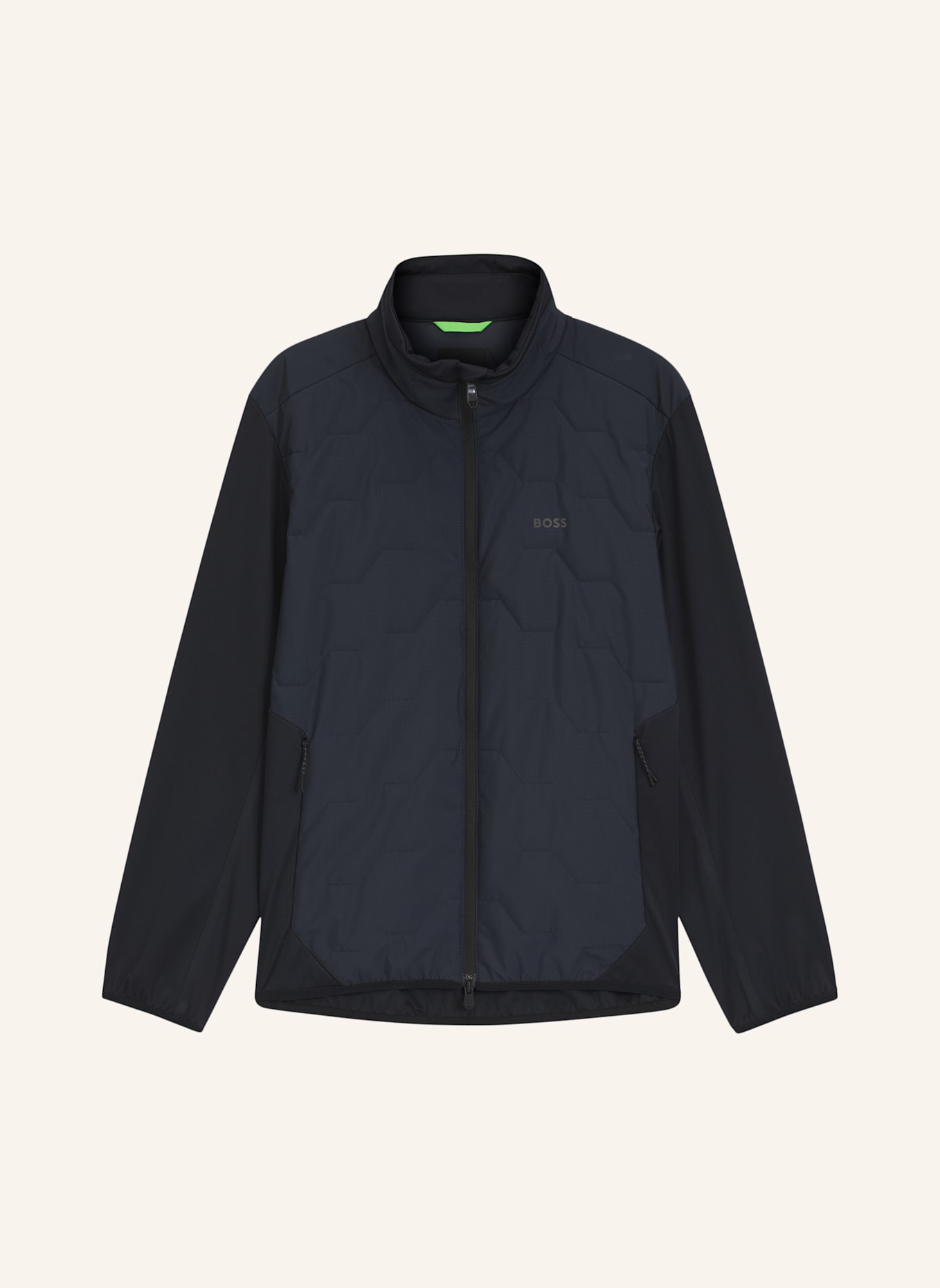 BOSS Casual Jacke OW_GOC CHIP Regular Fit: DUNKELBLAU