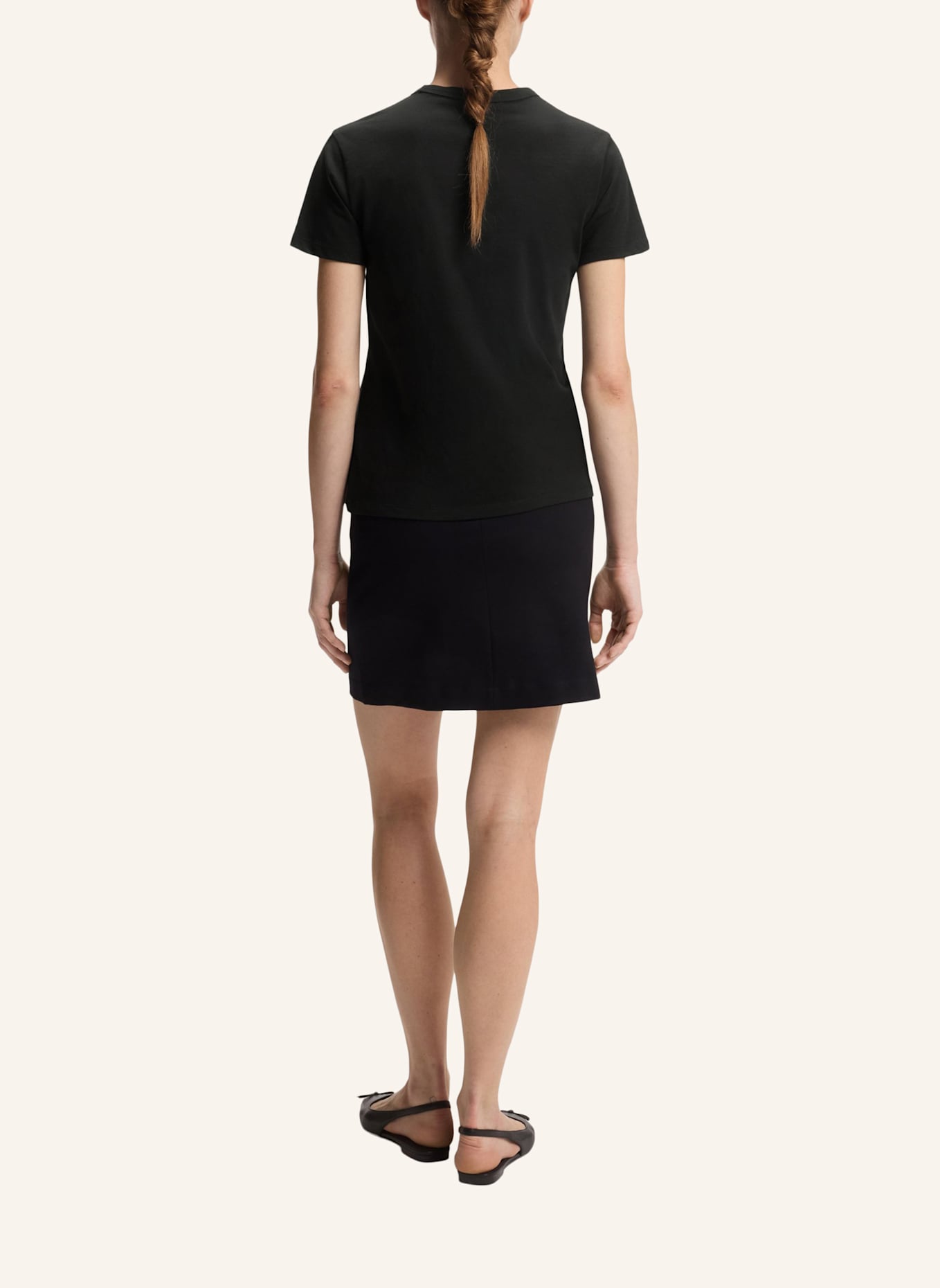 HUGO T-Shirt DAMACIA_7 Regular Fit: SCHWARZ