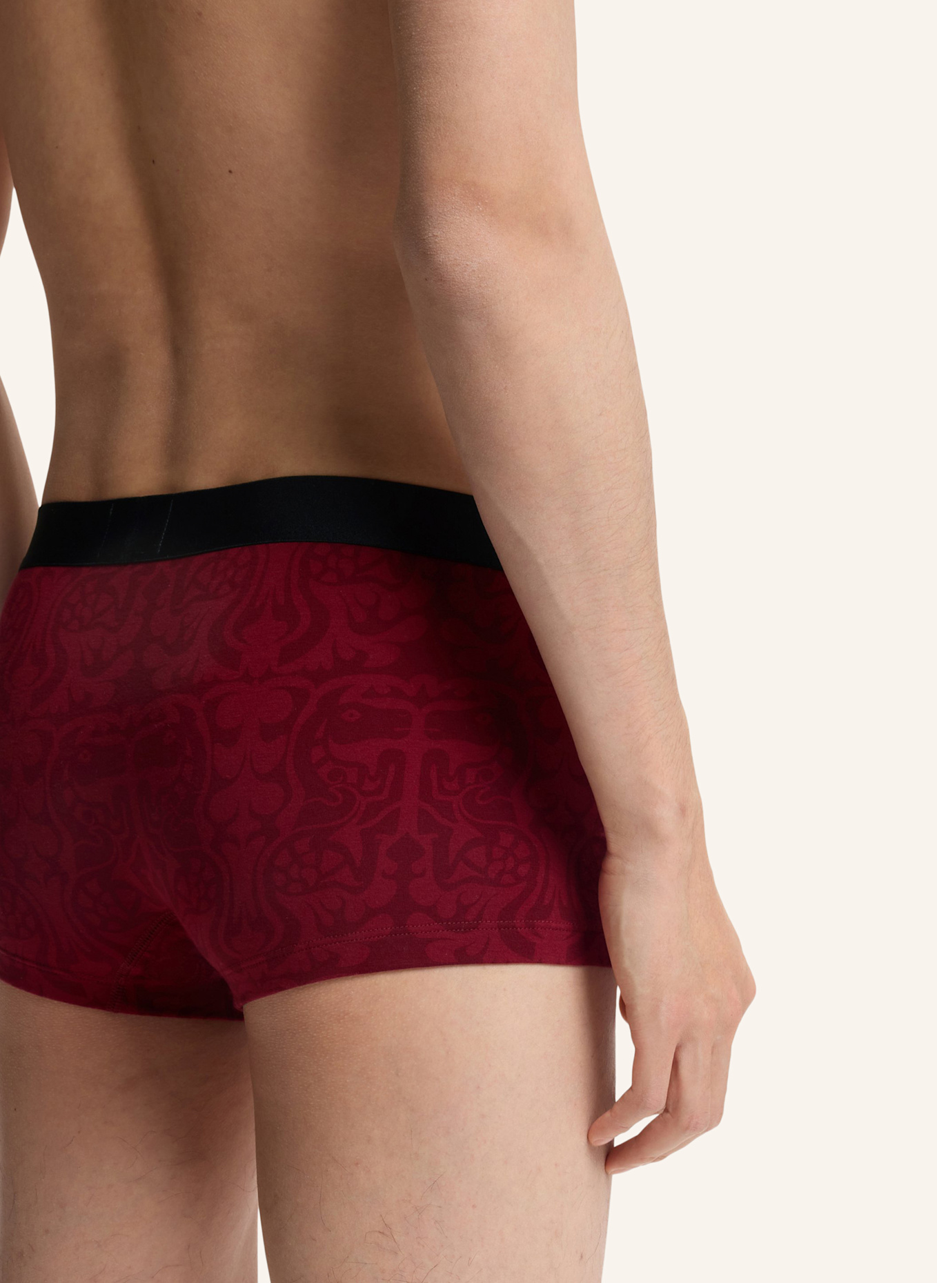 BOSS Boxershort TRUNK 3P CNY: DUNKELROT