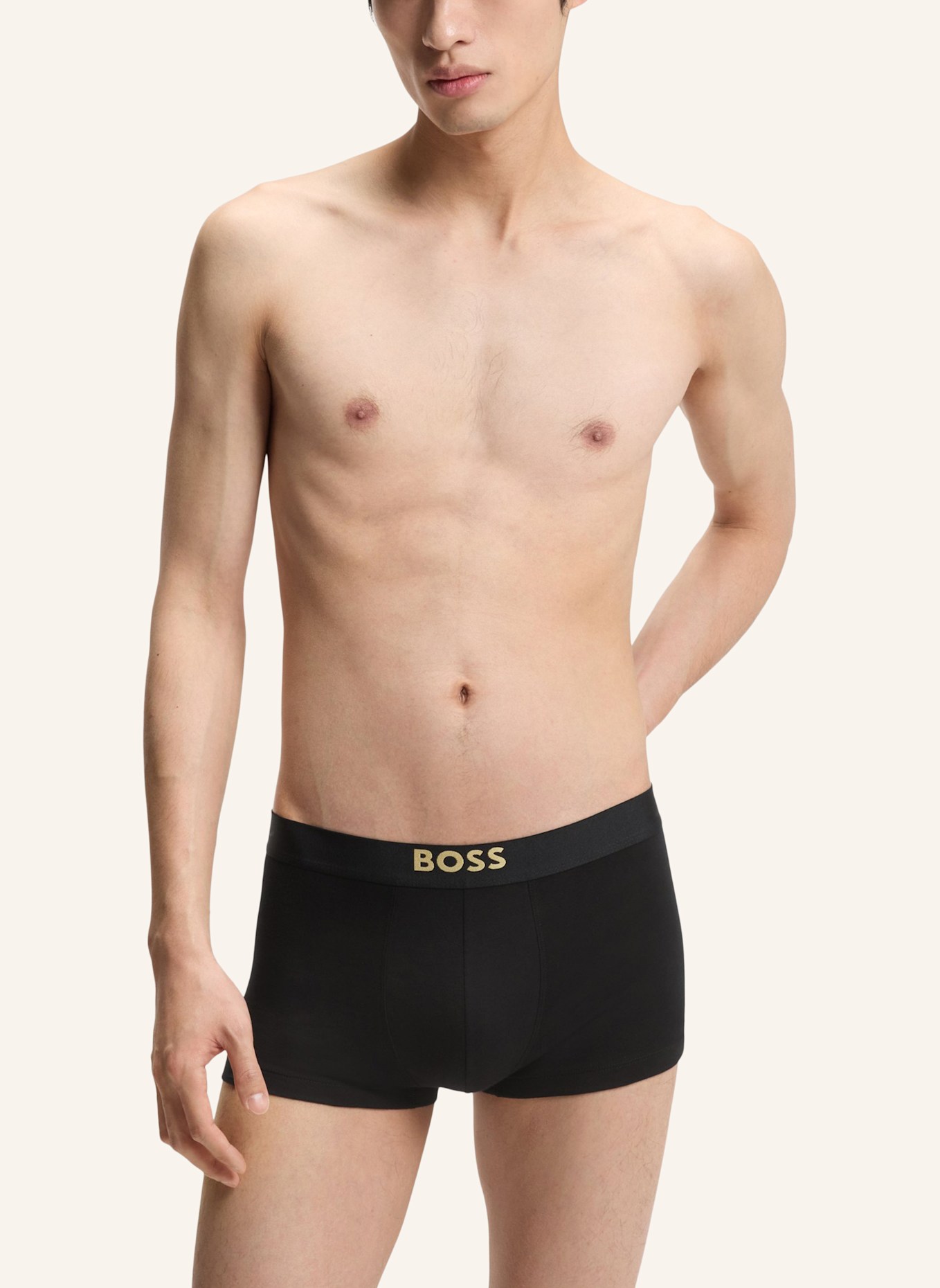 BOSS Boxershort TRUNK 3P CNY: DUNKELROT