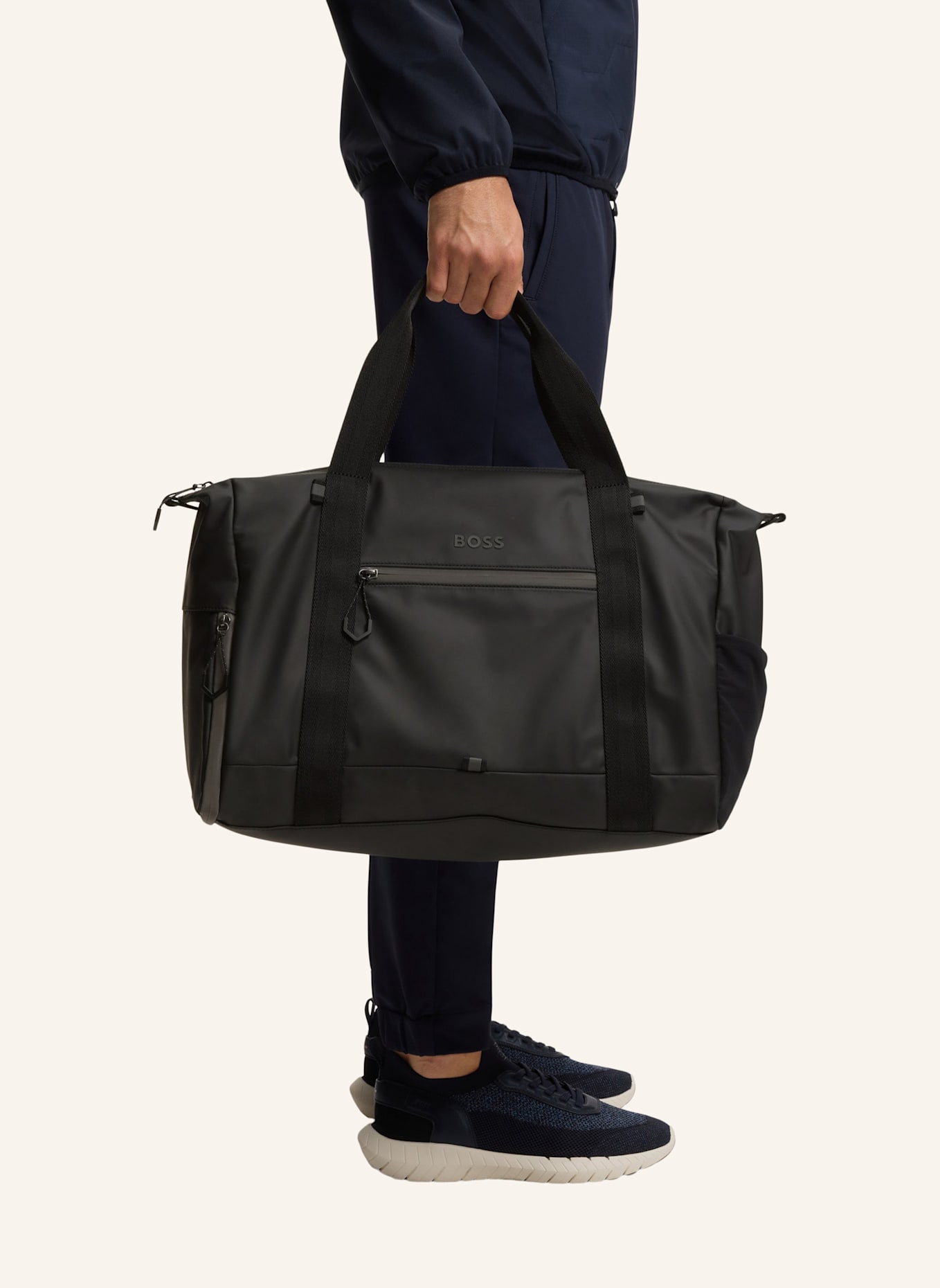 BOSS Reisetasche STENSON_SM HOLDALL: SCHWARZ