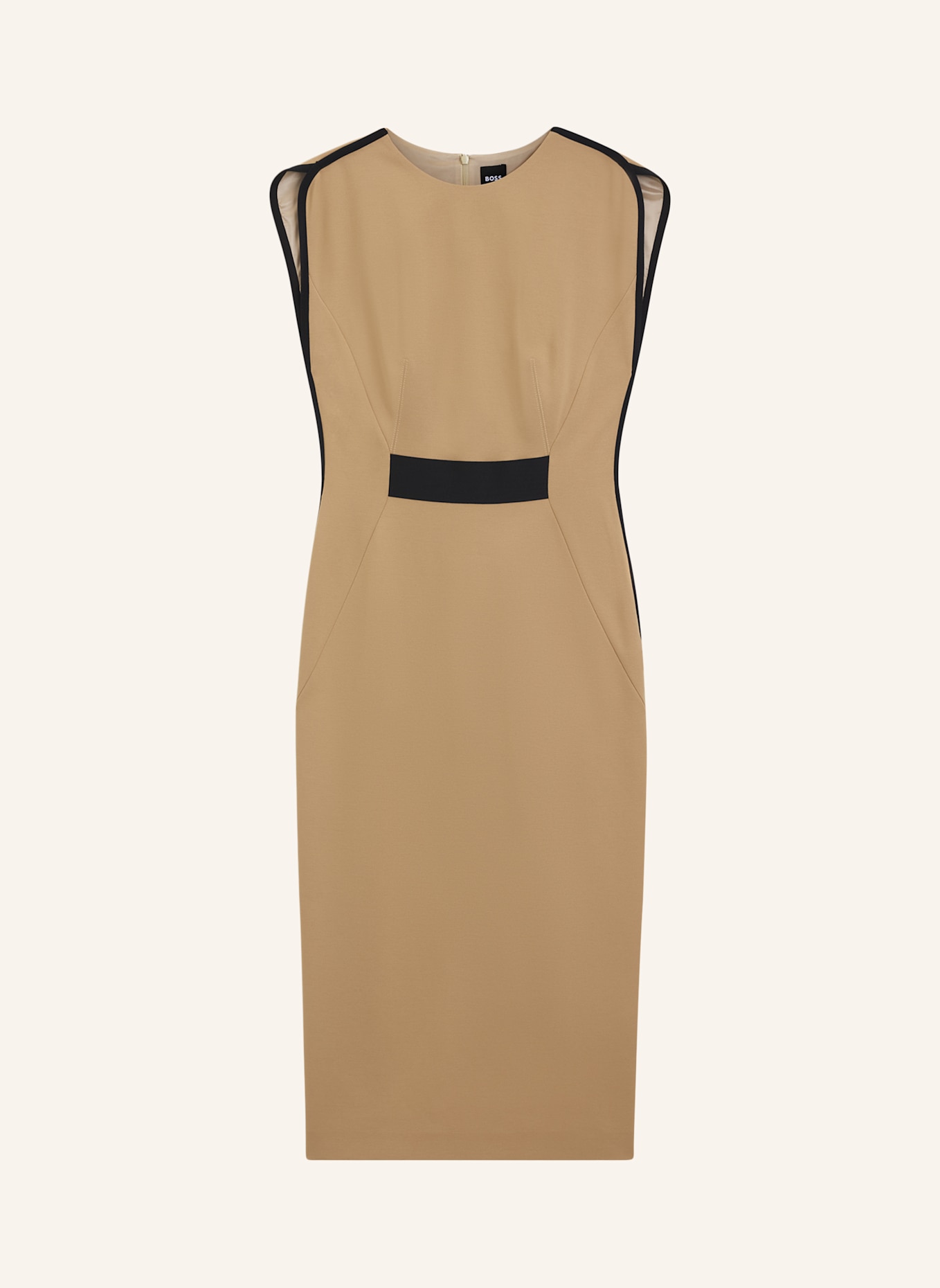 BOSS Business Kleid DETIRA1 Slim Fit: BEIGE