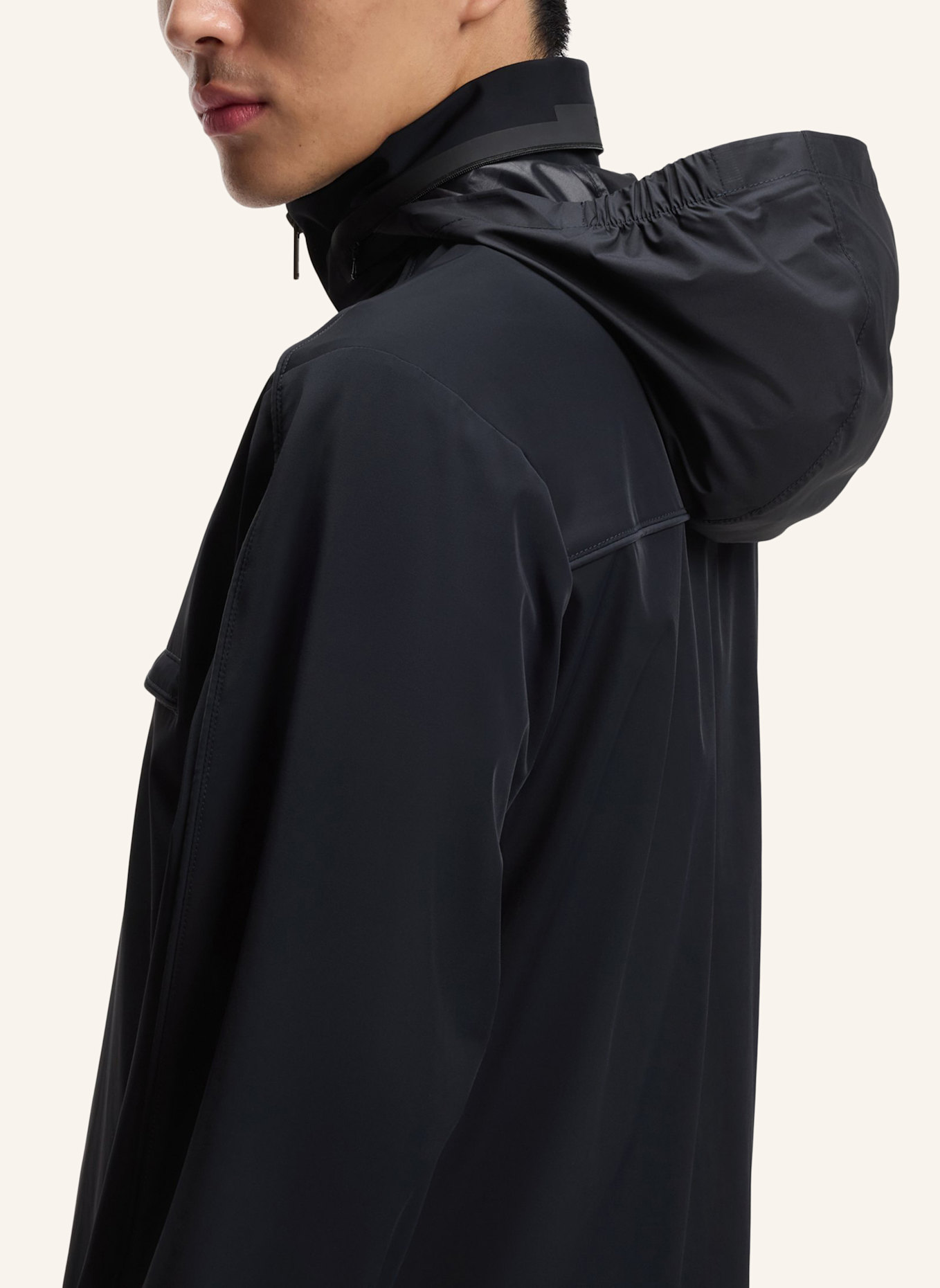 BOSS Casual Jacke P-CURIOL Regular Fit: DUNKELBLAU