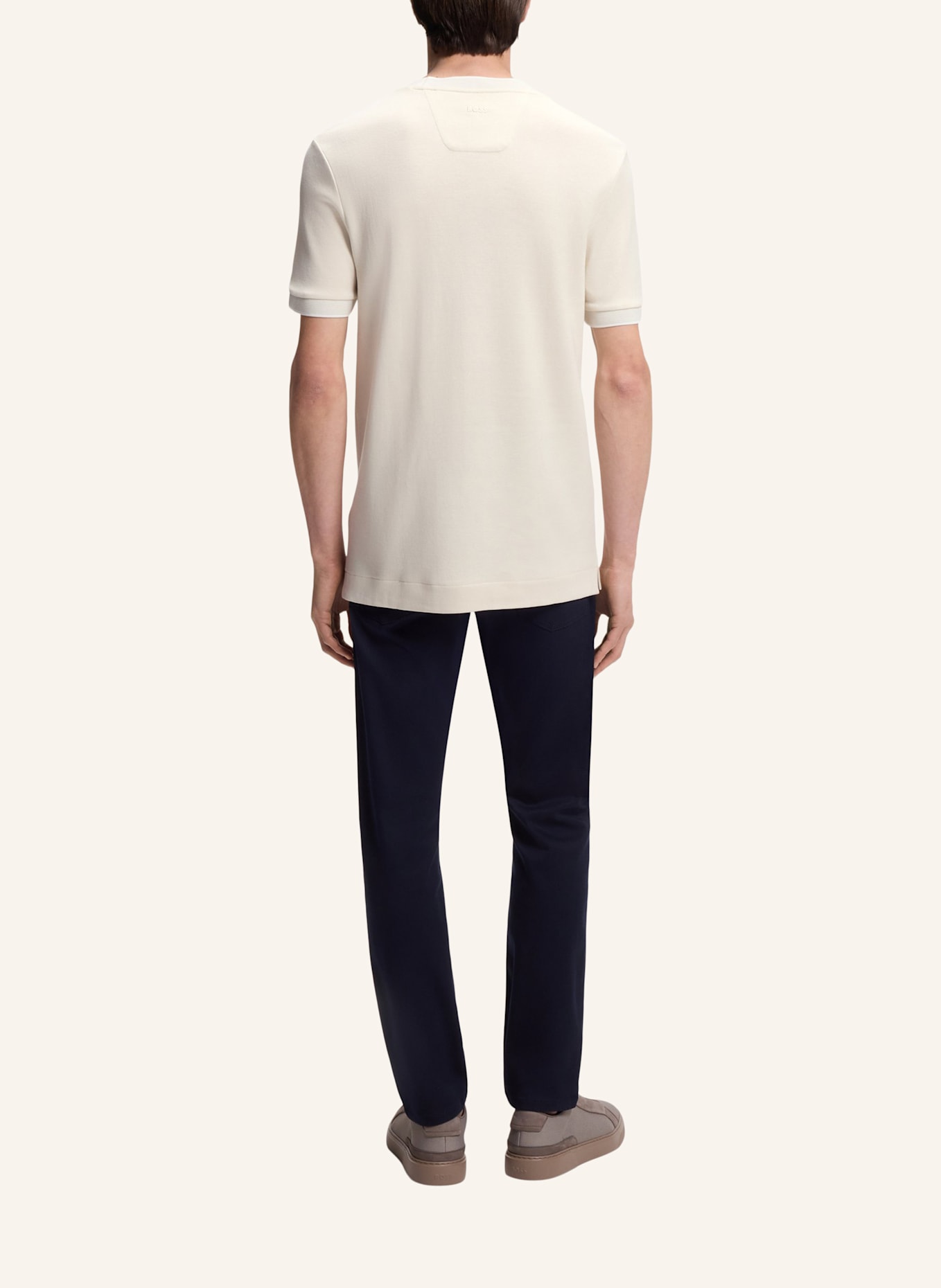 BOSS T-Shirt C-THOMPSON 242_AM Regular Fit: WEISS