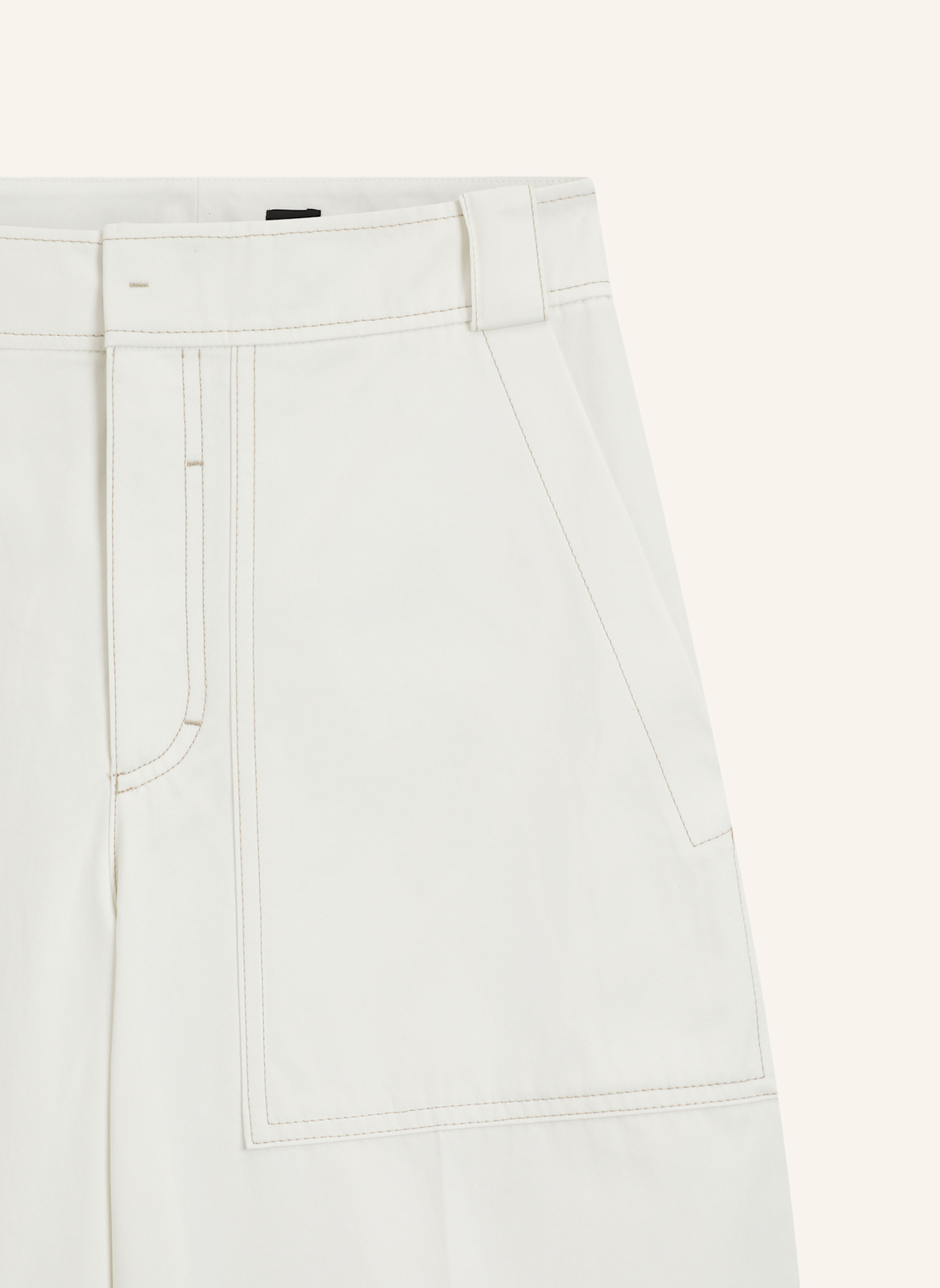 BOSS Business Hose TREVISA Relaxed Fit: WEISS