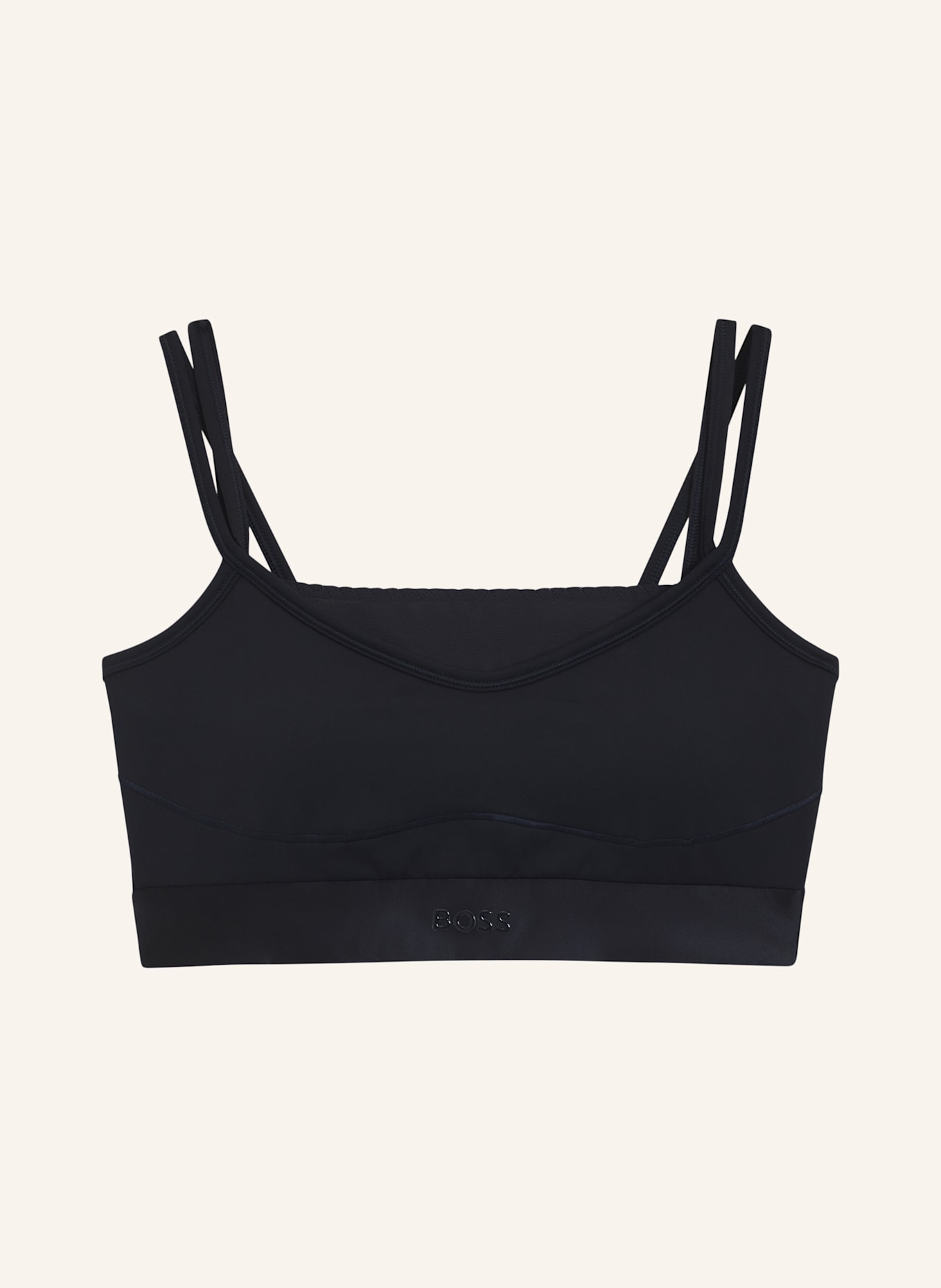 BOSS Casual Top EDELE Slim Fit: DUNKELBLAU